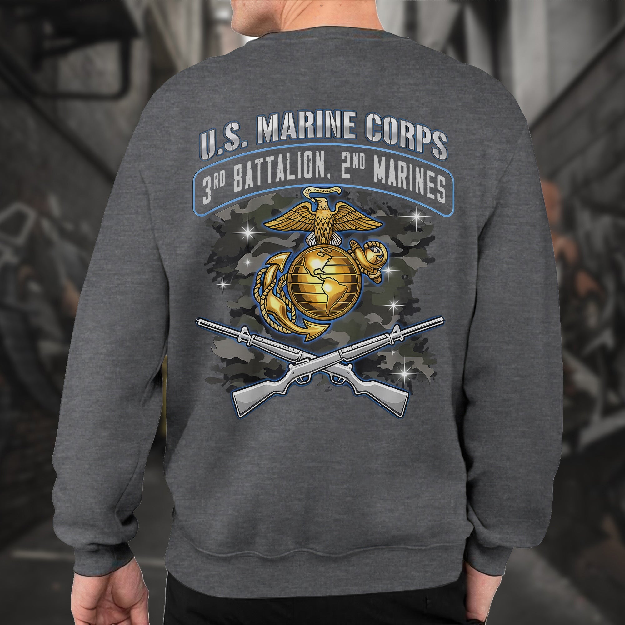 US Marine Corps 3rd Battalion 2nd Sweatshirt