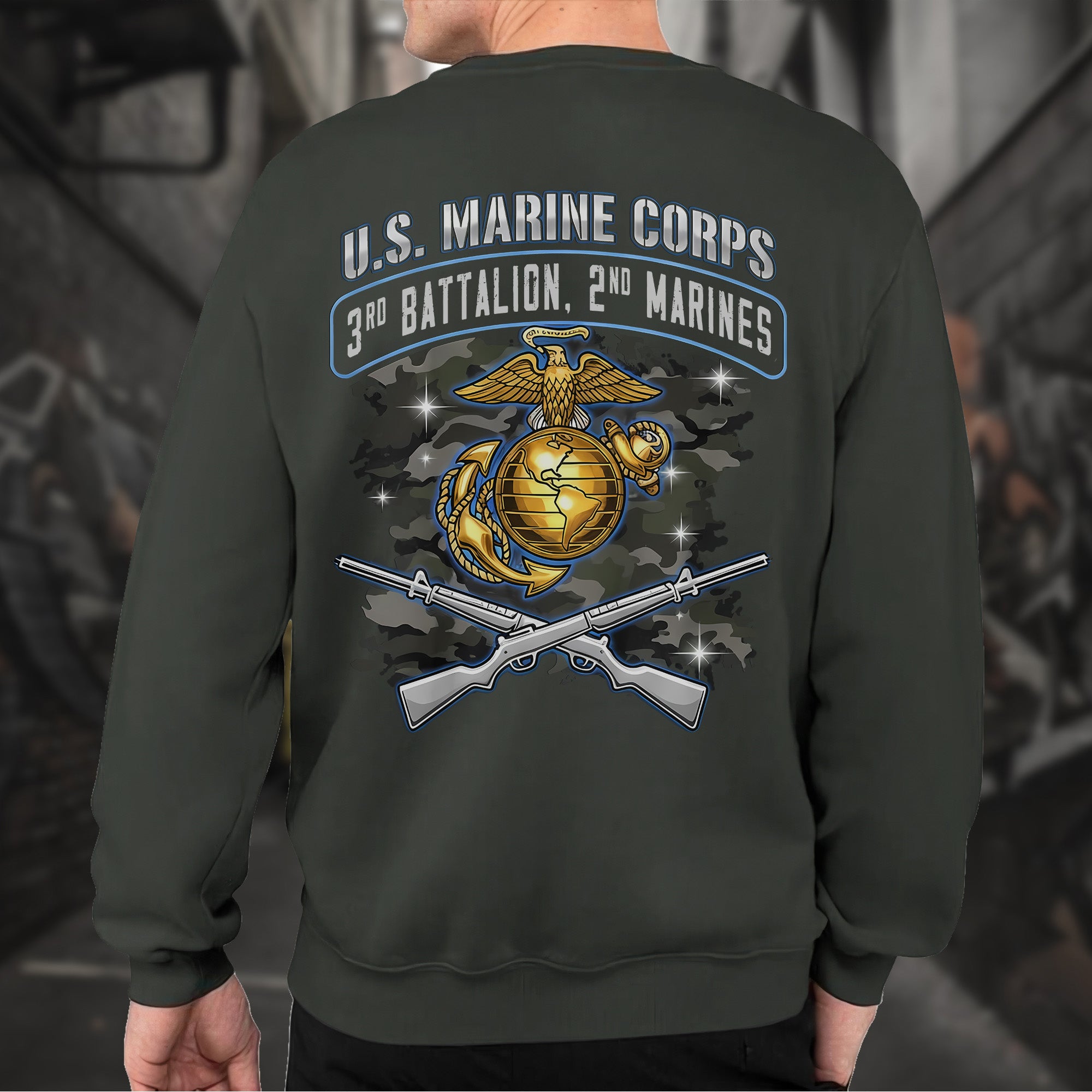 US Marine Corps 3rd Battalion 2nd Sweatshirt