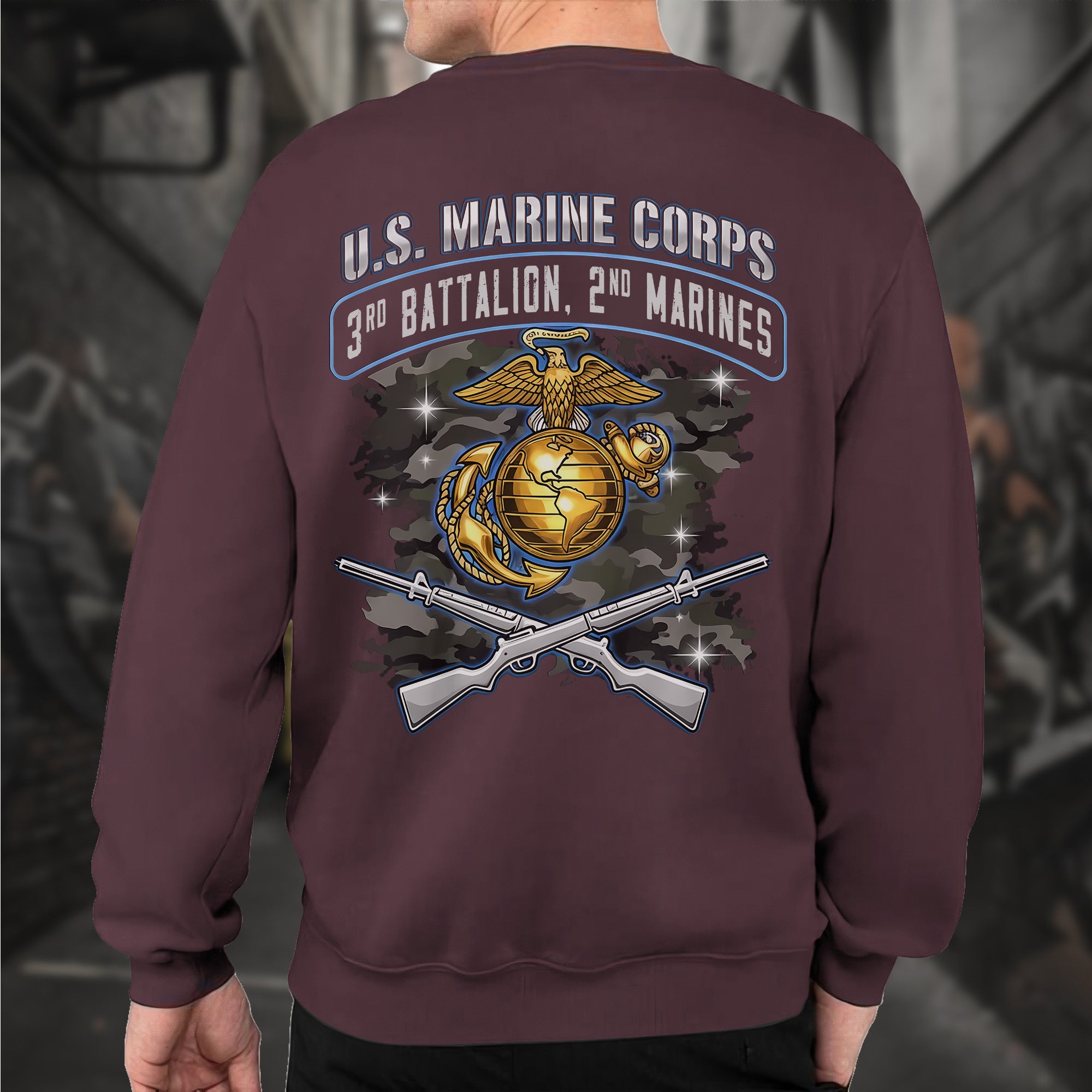 US Marine Corps 3rd Battalion 2nd Sweatshirt