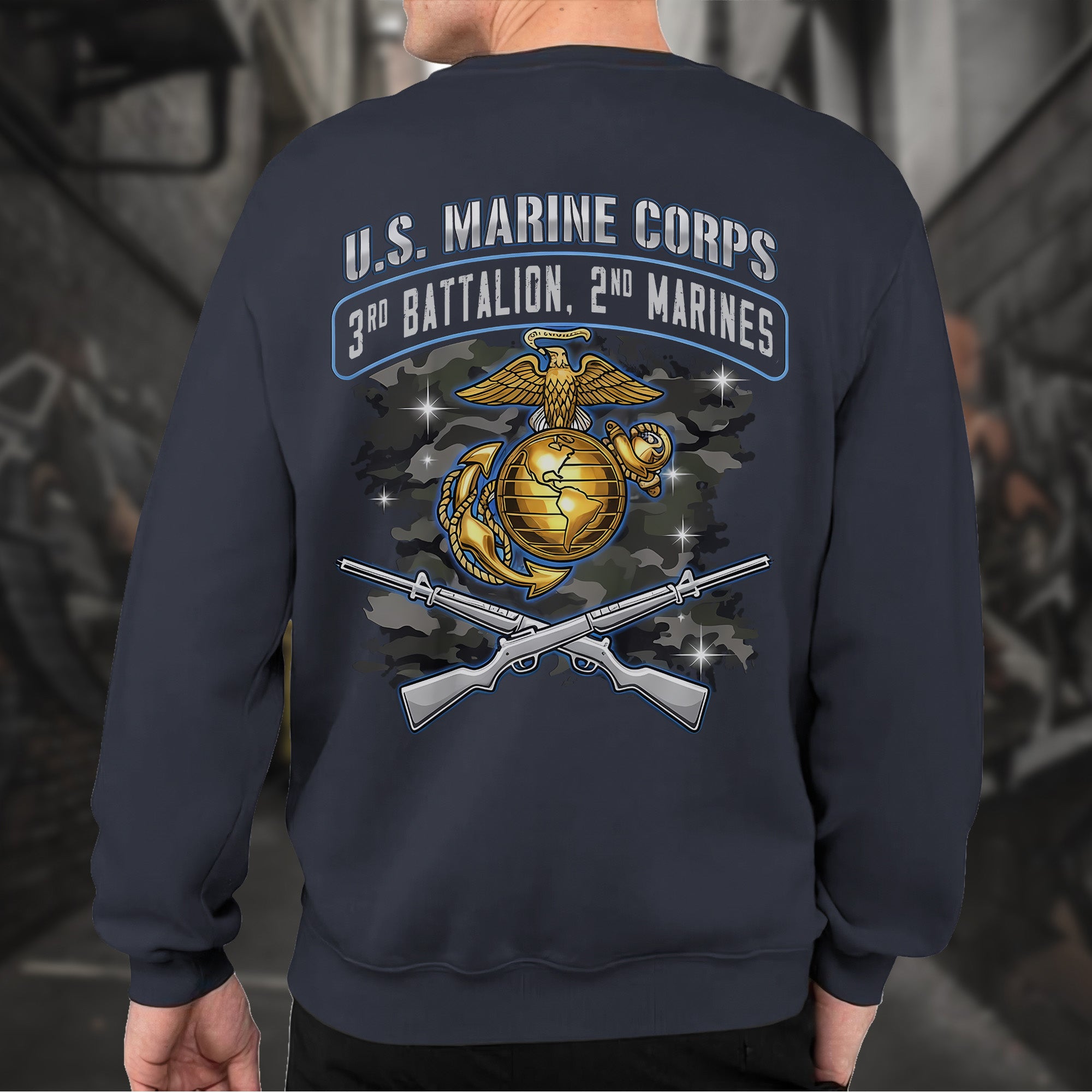 US Marine Corps 3rd Battalion 2nd Sweatshirt
