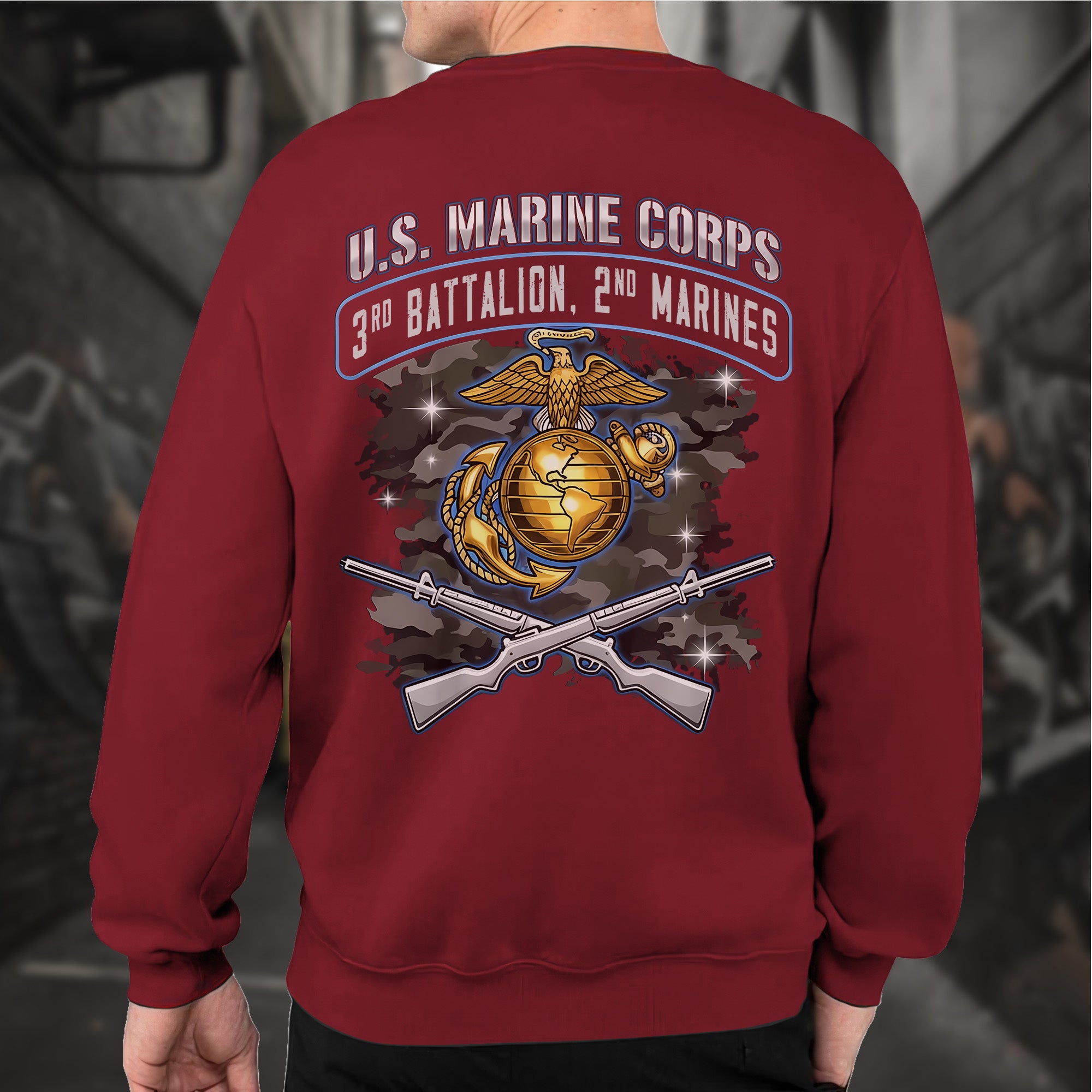 US Marine Corps 3rd Battalion 2nd Sweatshirt