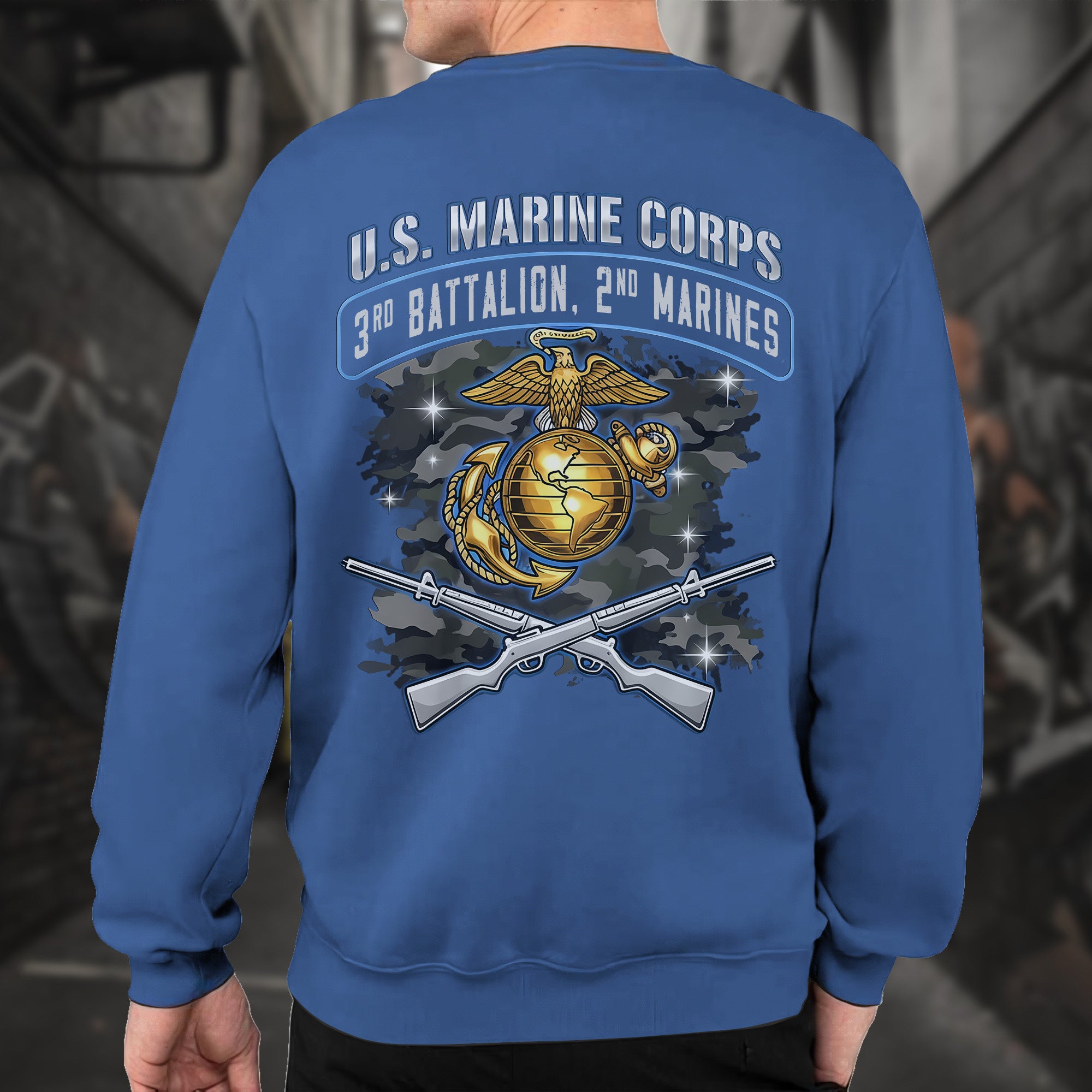 US Marine Corps 3rd Battalion 2nd Sweatshirt