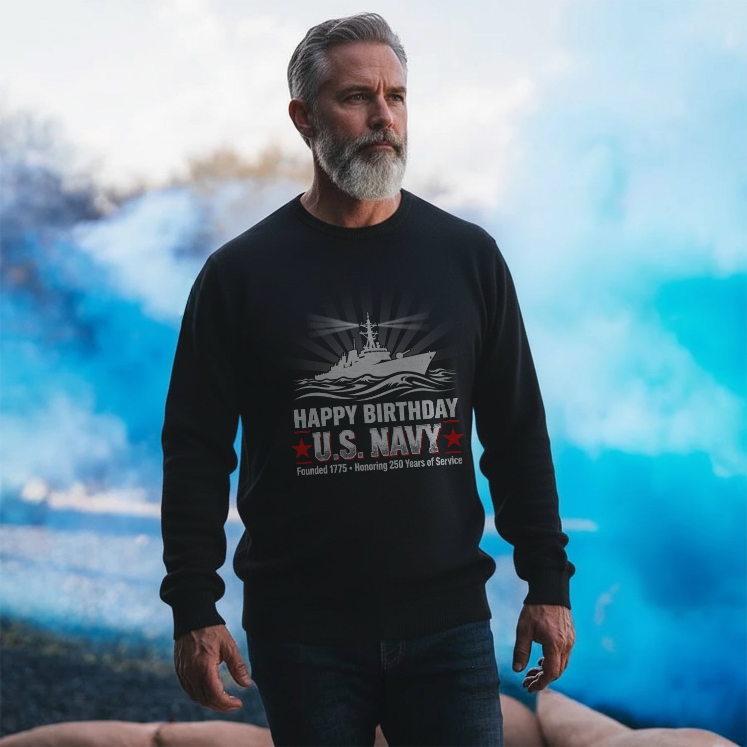 Happy Birthday US Navy Founded 1775 Sweatshirt
