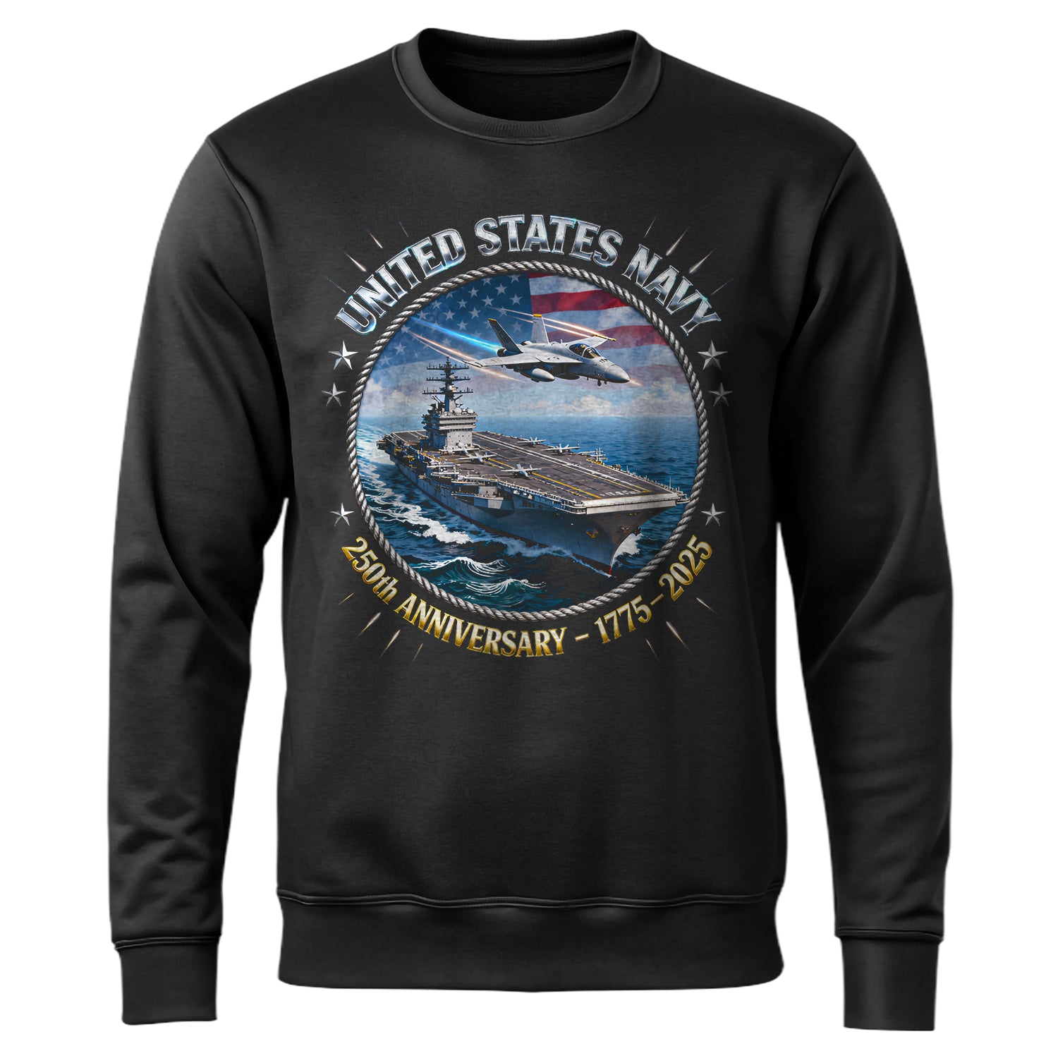 United States Navy 250th Anniversary Sweatshirt
