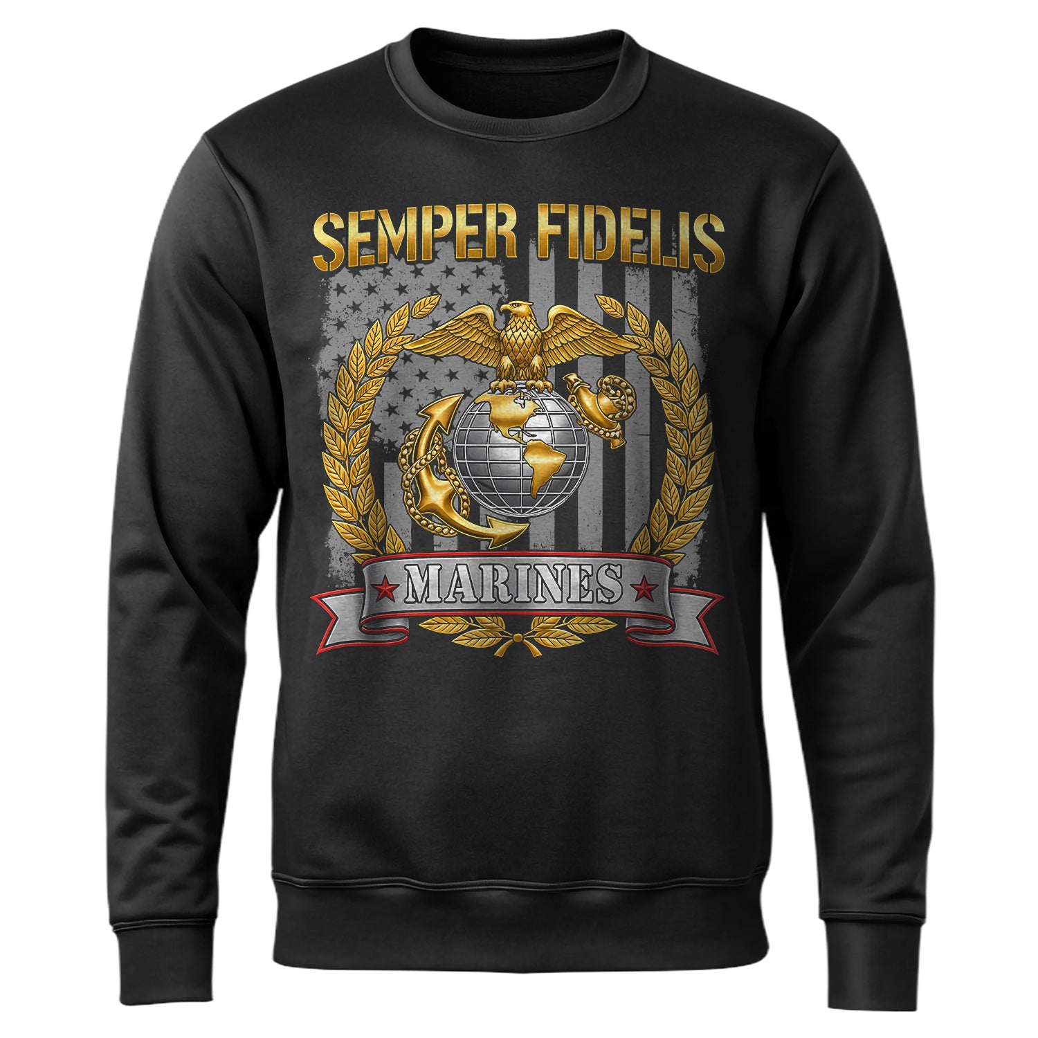 Semper Fidelis Marines Proud US Sweatshirt
