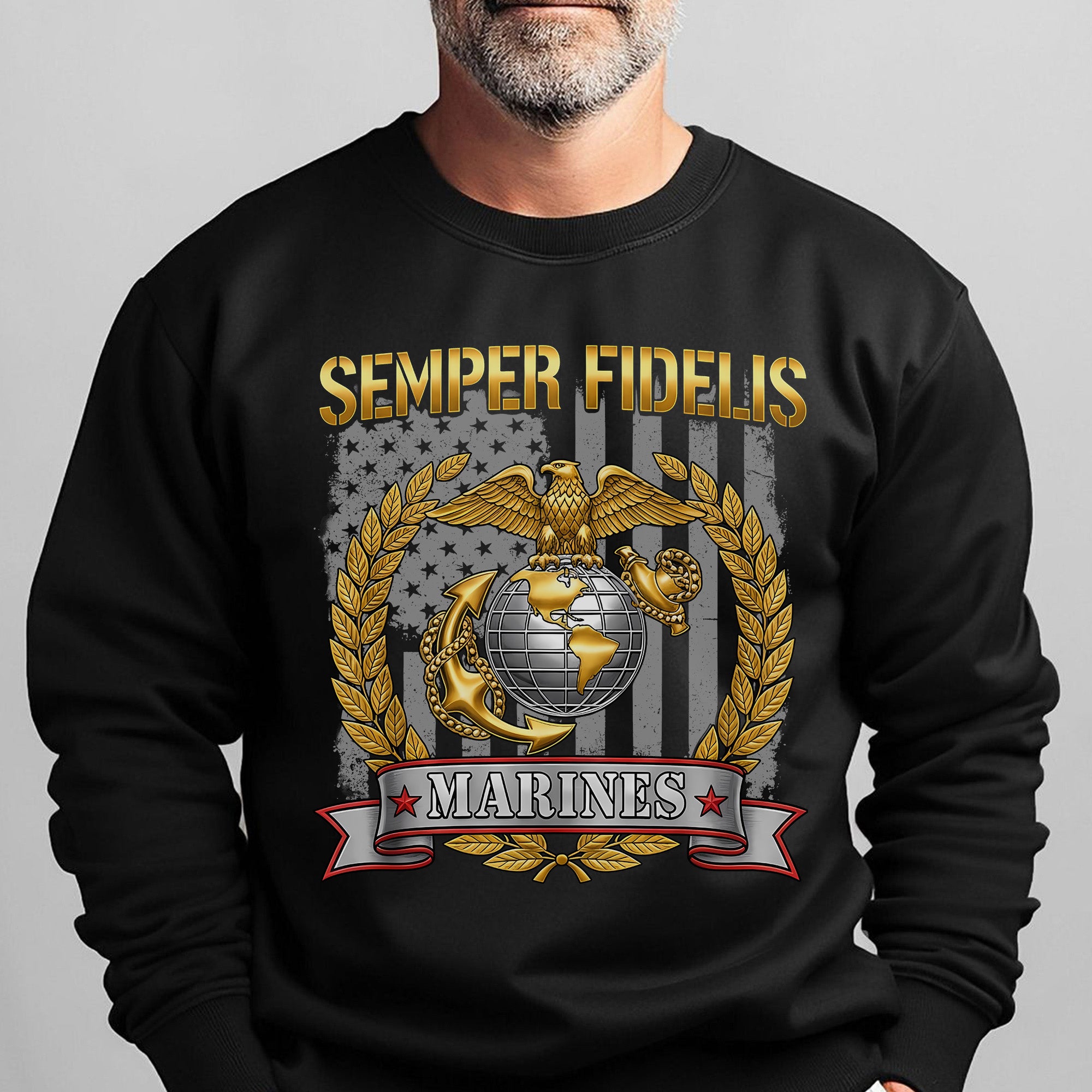 Semper Fidelis Marines Proud US Sweatshirt