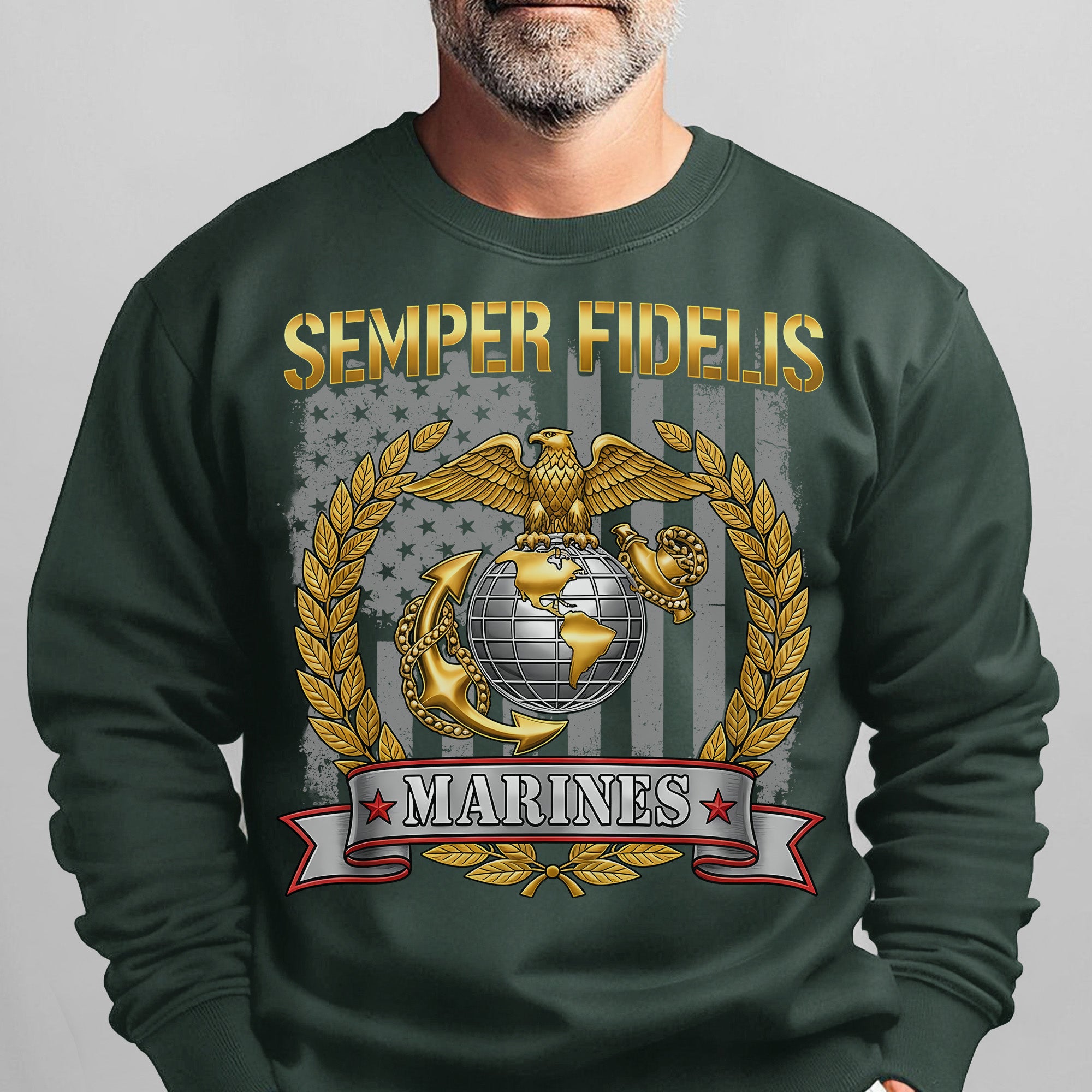 Semper Fidelis Marines Proud US Sweatshirt