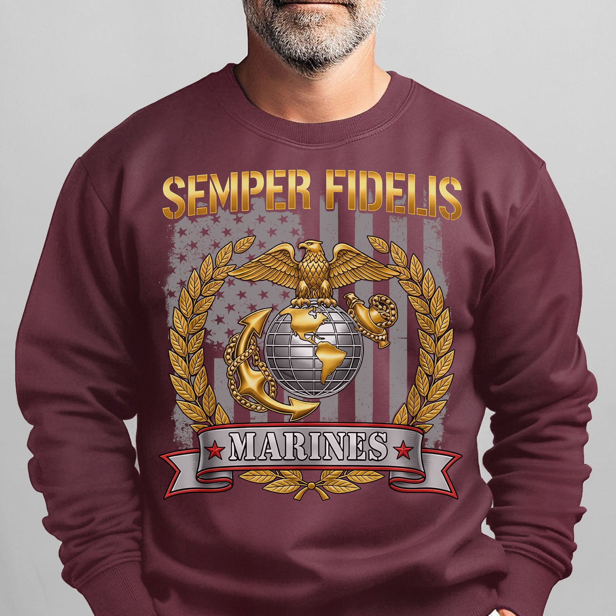 Semper Fidelis Marines Proud US Sweatshirt