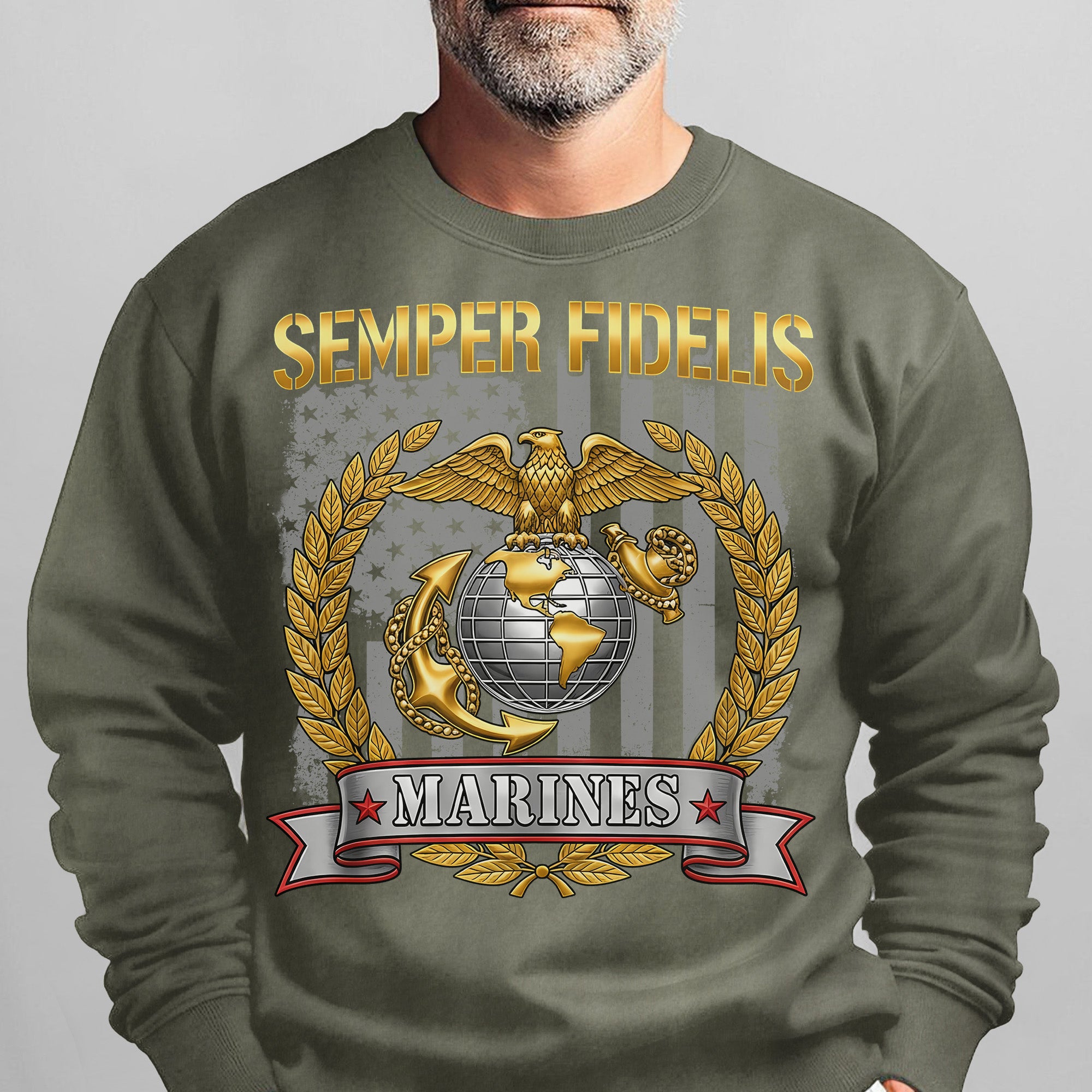 Semper Fidelis Marines Proud US Sweatshirt