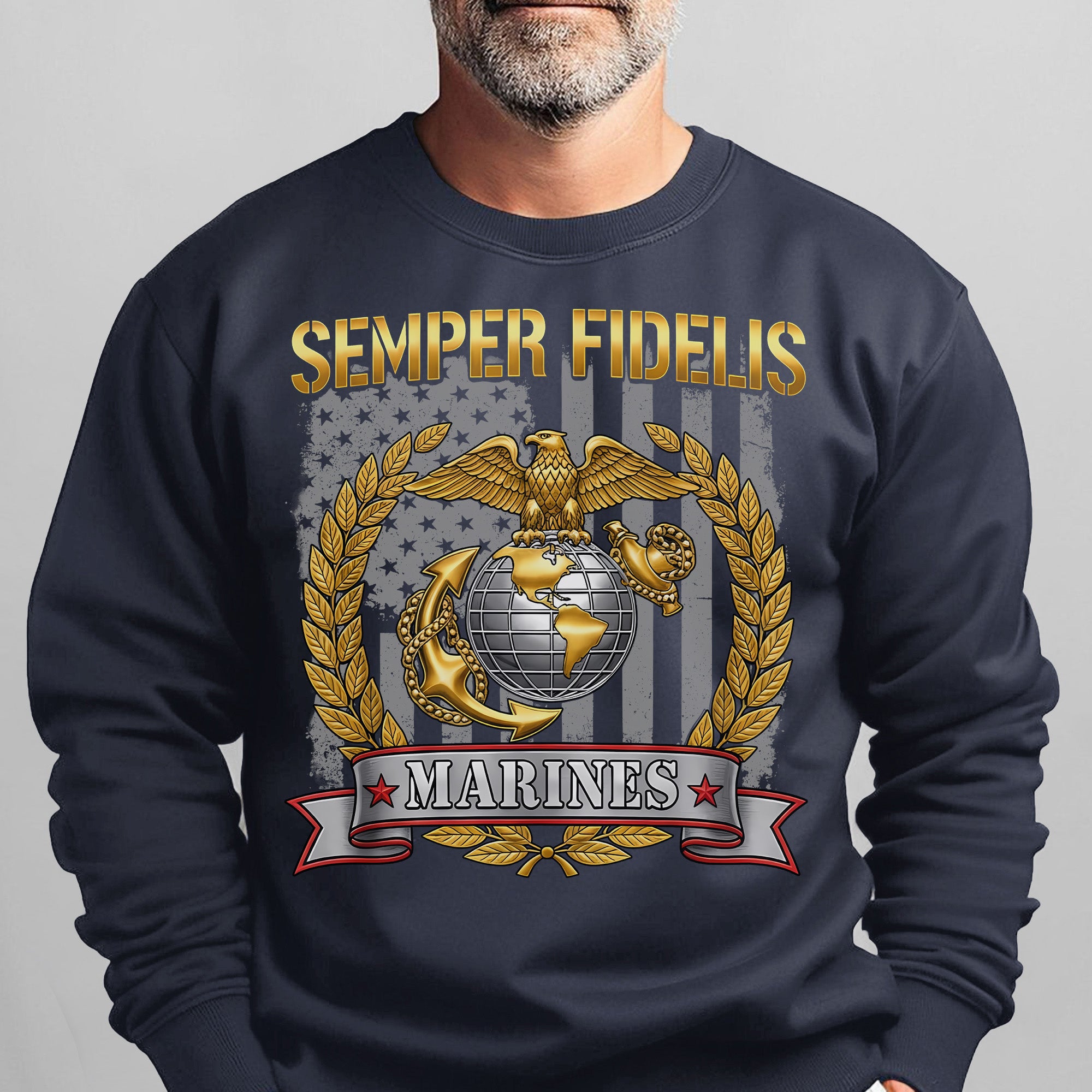 Semper Fidelis Marines Proud US Sweatshirt