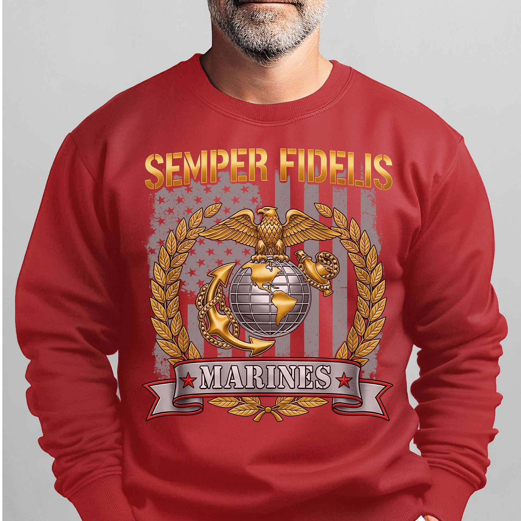 Semper Fidelis Marines Proud US Sweatshirt