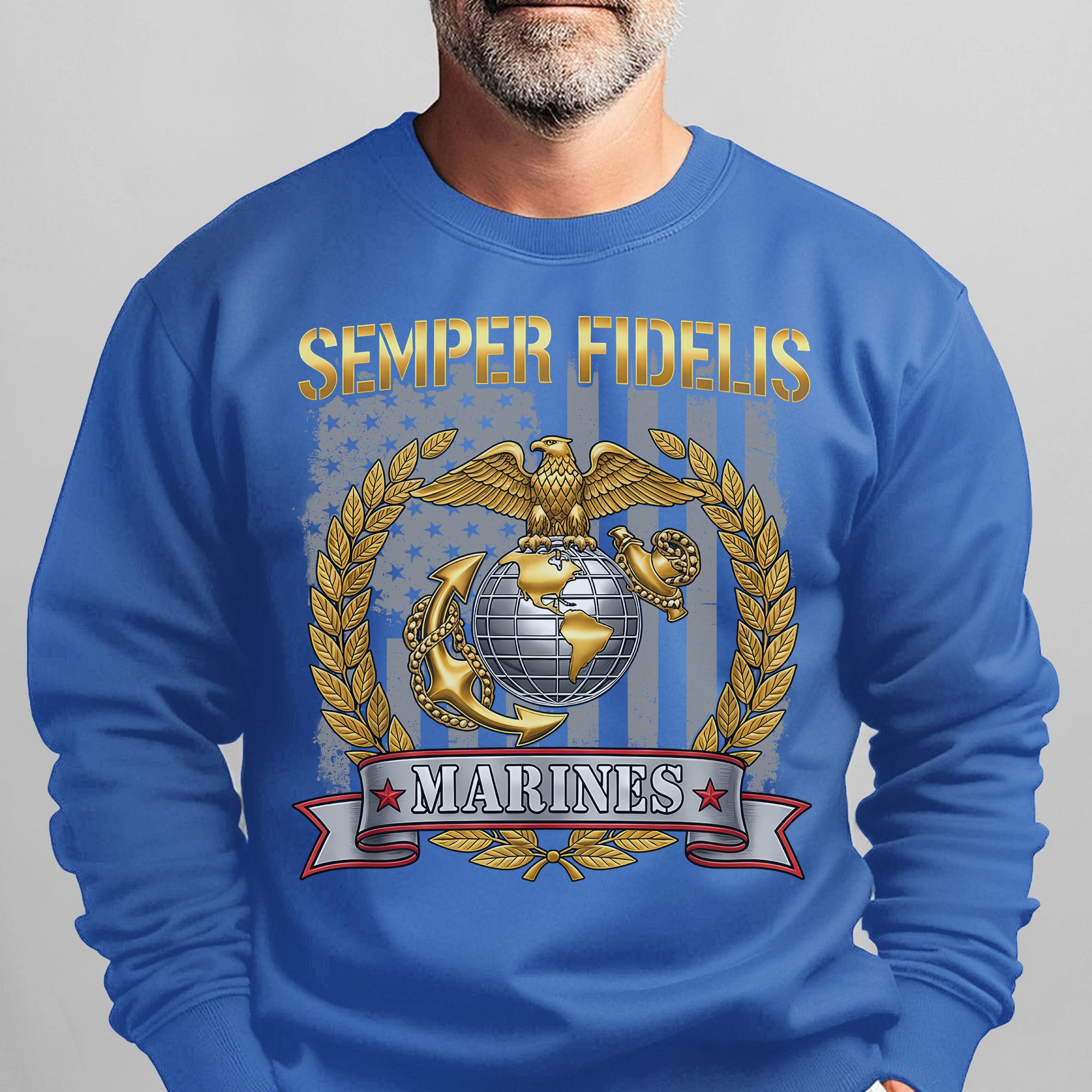 Semper Fidelis Marines Proud US Sweatshirt