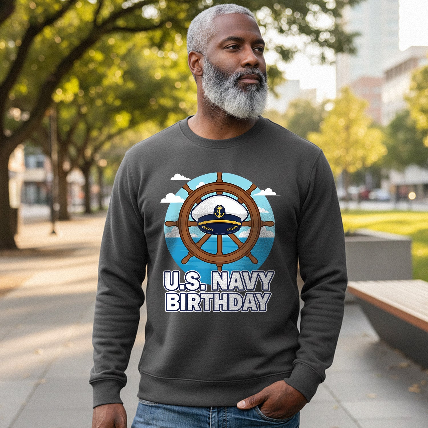 US Navy Birthday Proud US Military Sweatshirt