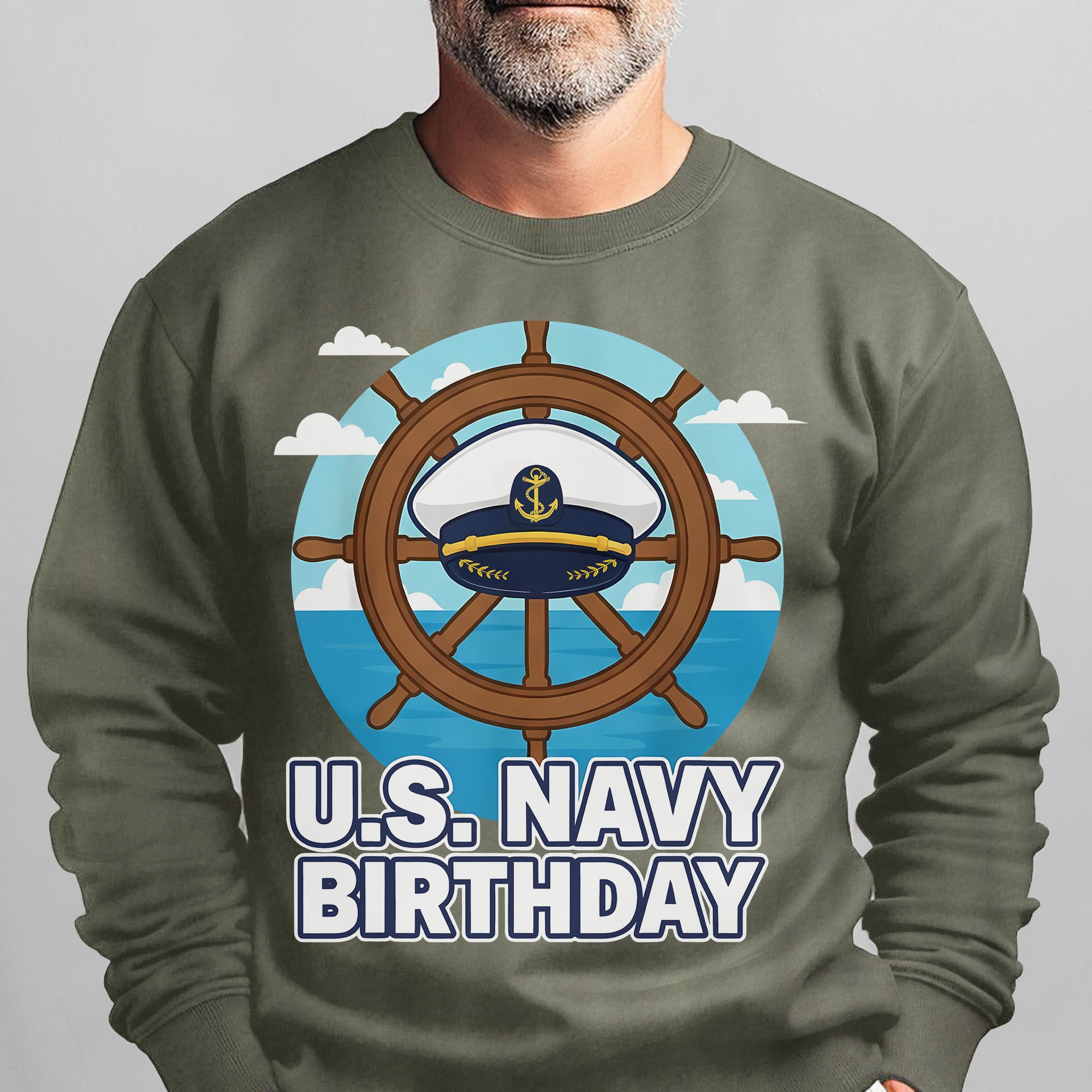 US Navy Birthday Proud US Military Veteran Honor Courage Commitment Service 250 Years Strong Sweatshirt