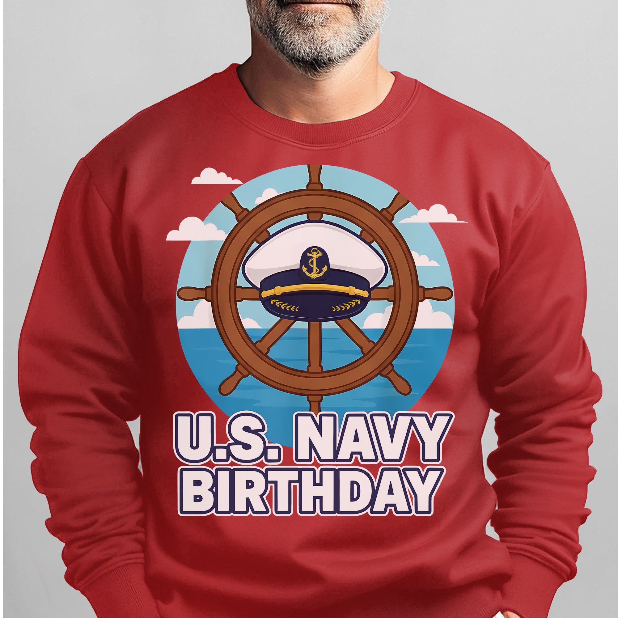 US Navy Birthday Proud US Military Veteran Honor Courage Commitment Service 250 Years Strong Sweatshirt