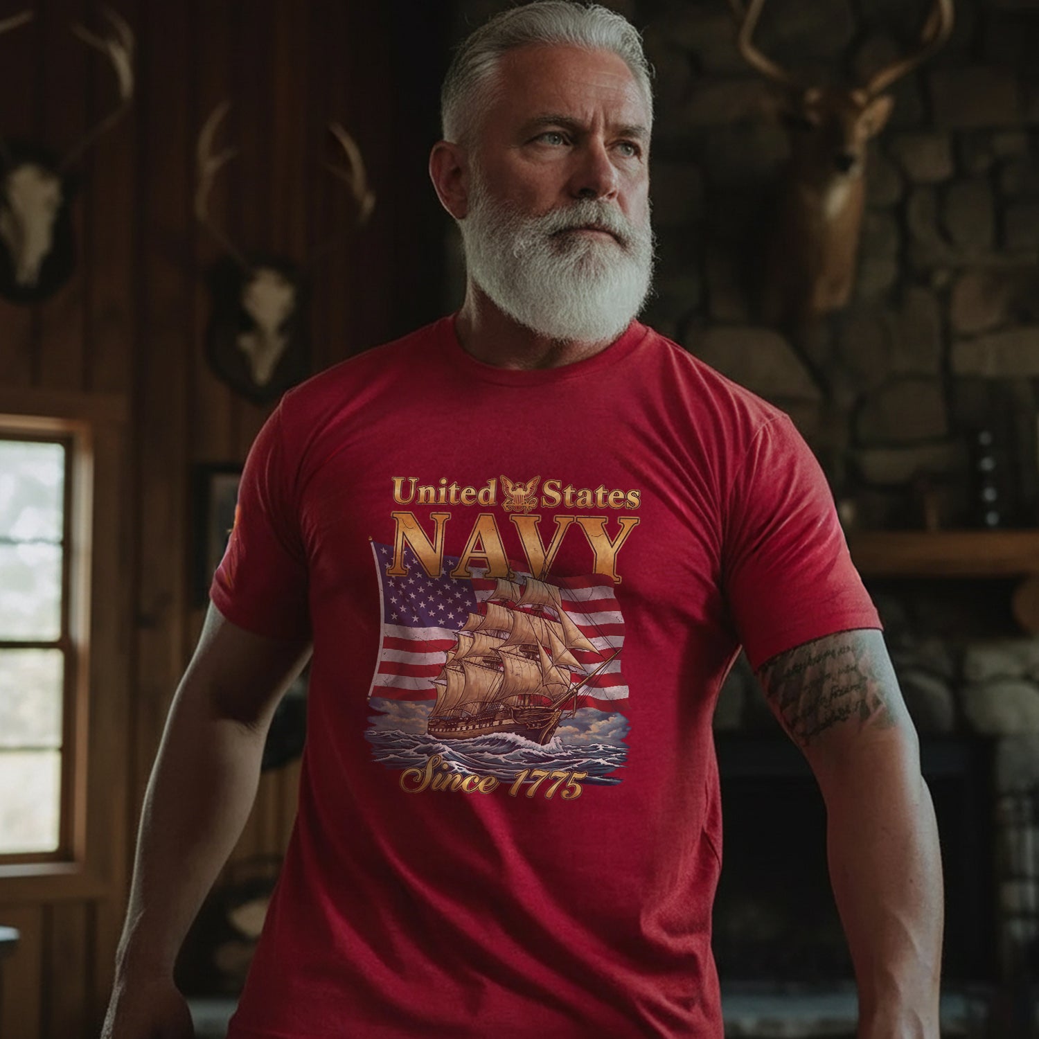 United States Navy Since 1775 Proud US T-Shirt Secondary image