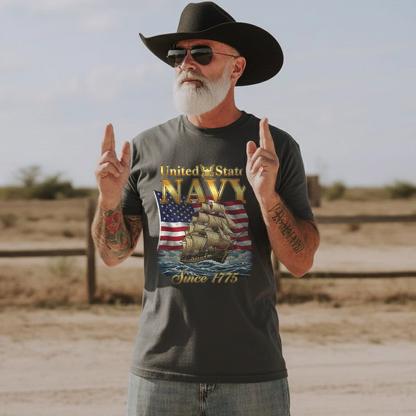 United States Navy Since 1775 Proud US T-Shirt