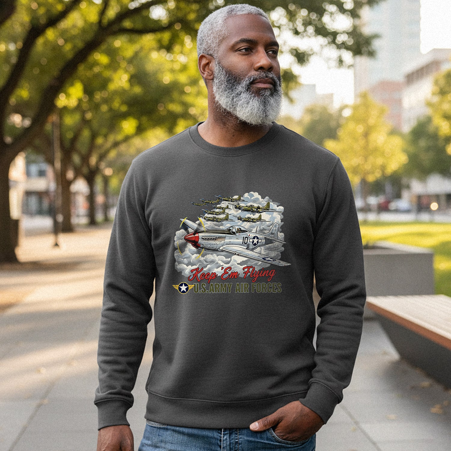 US Army Air Forces Keep ’Em Flying Sweatshirt