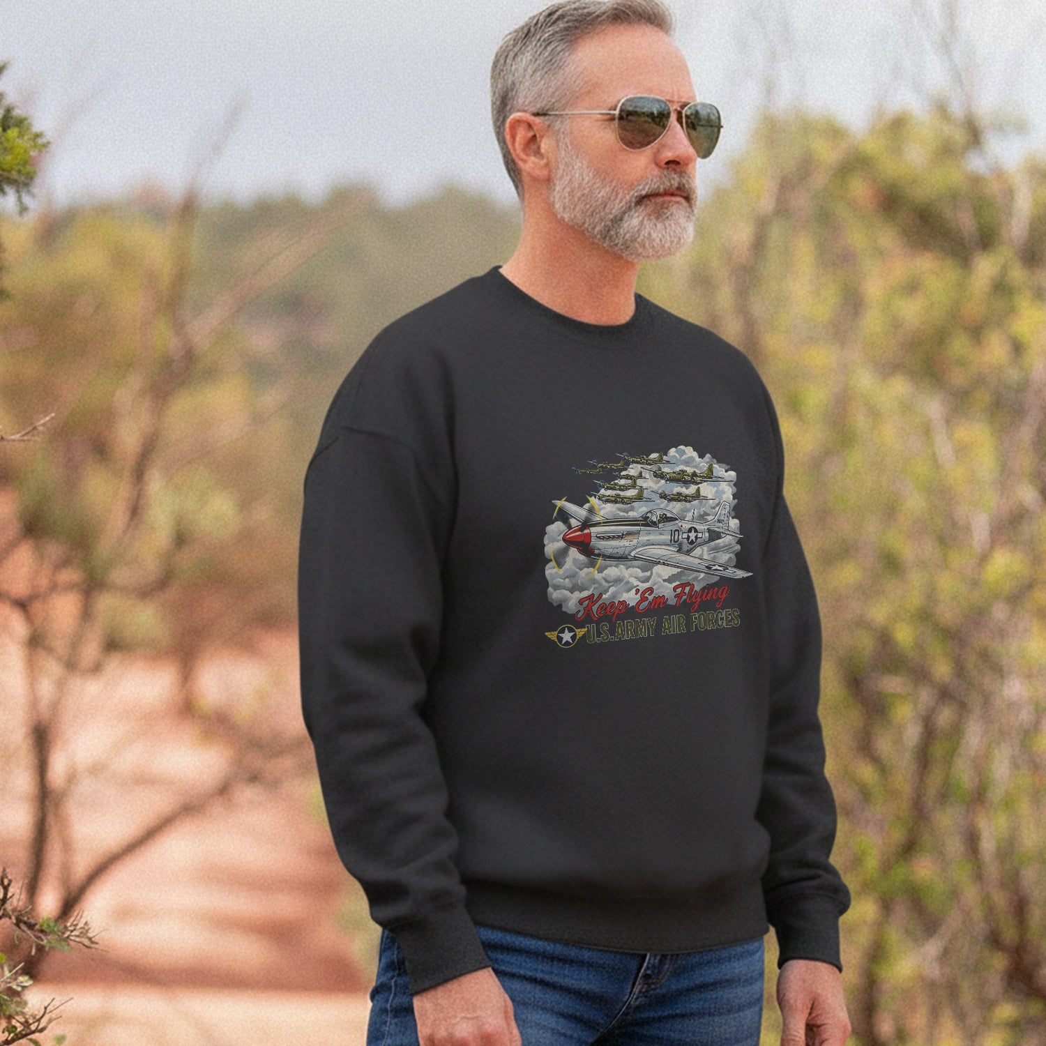 US Army Air Forces Keep ’Em Flying Sweatshirt