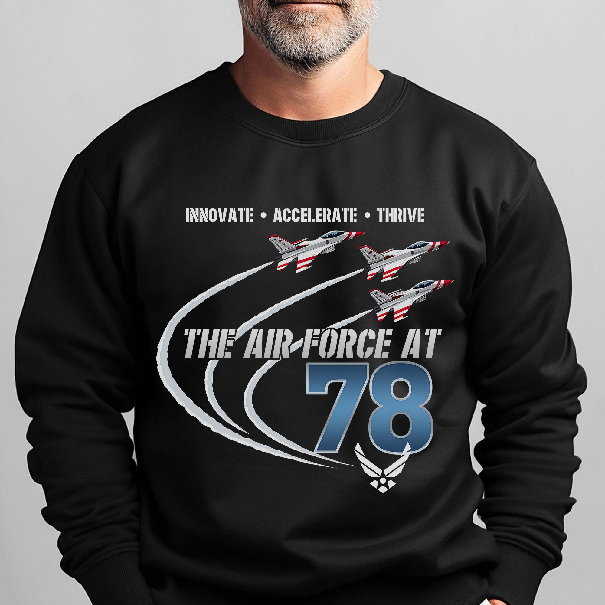 Air Force at 78 Innovate Accelerate Sweatshirt
