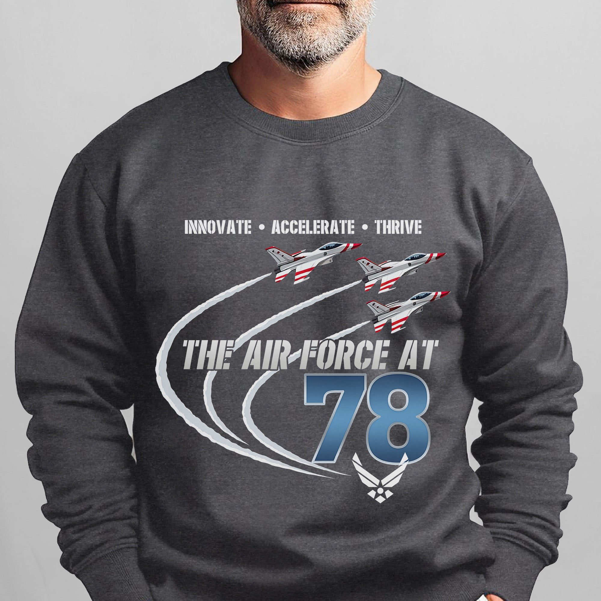 Air Force at 78 Innovate Accelerate Sweatshirt