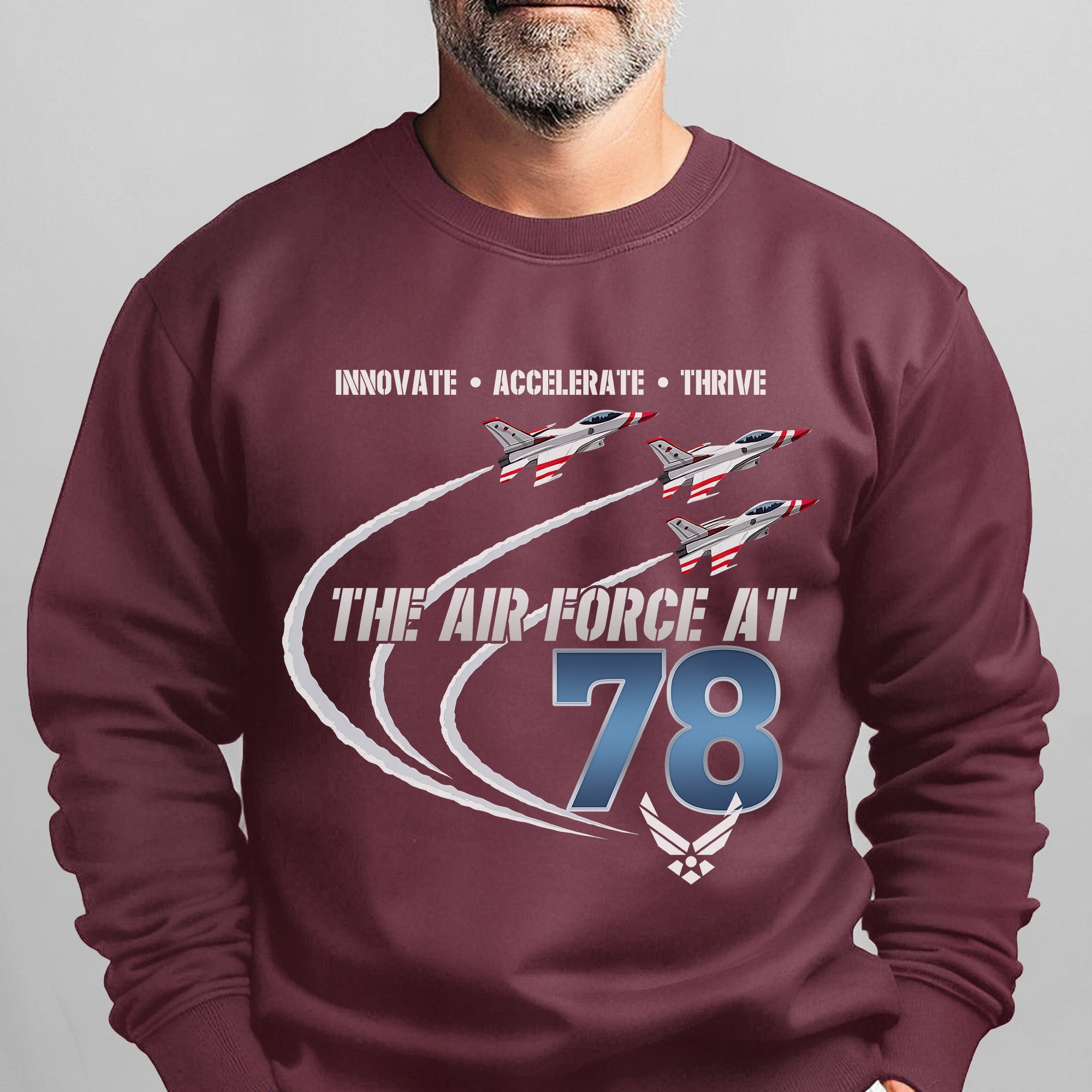 Air Force at 78 Innovate Accelerate Sweatshirt