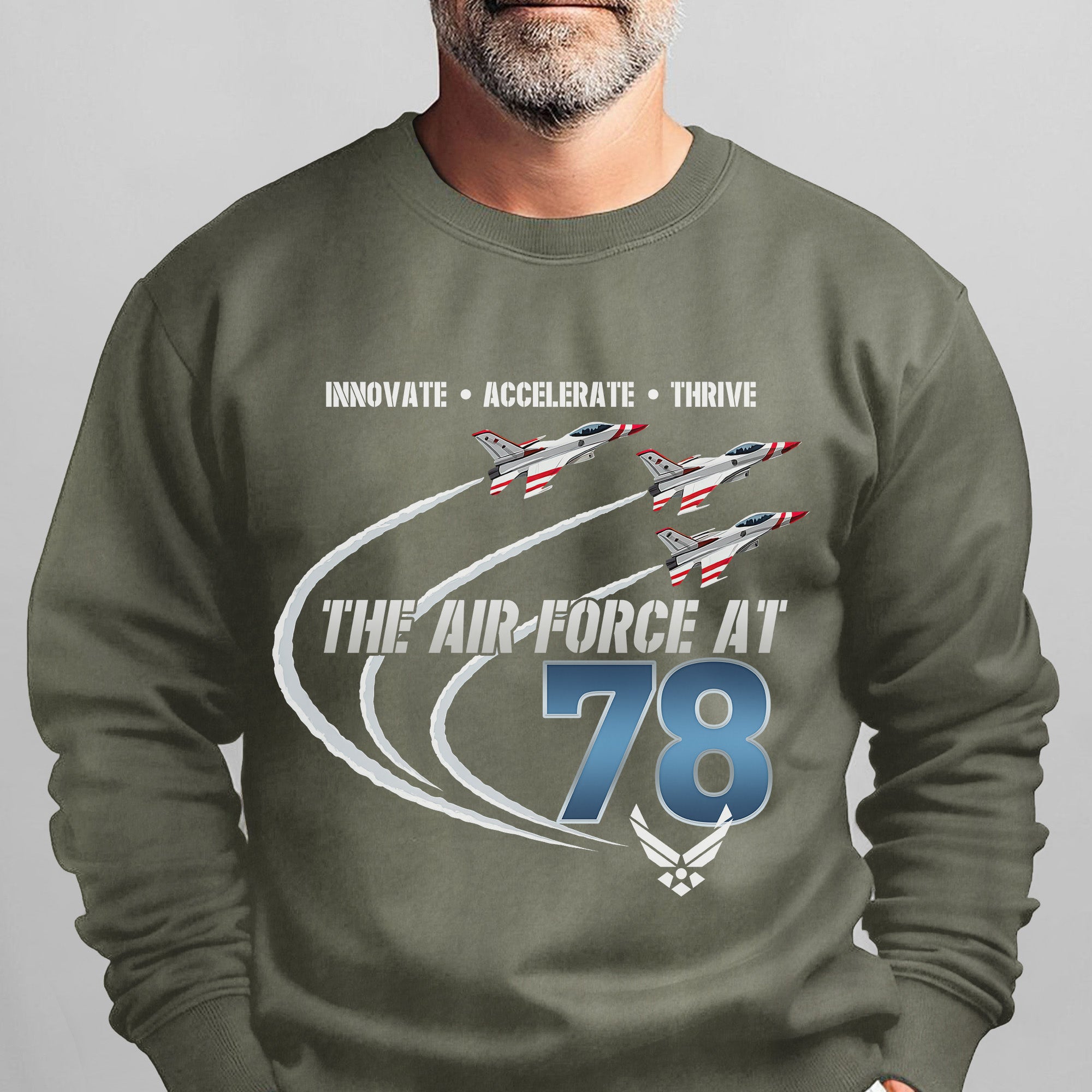 Air Force at 78 Innovate Accelerate Sweatshirt