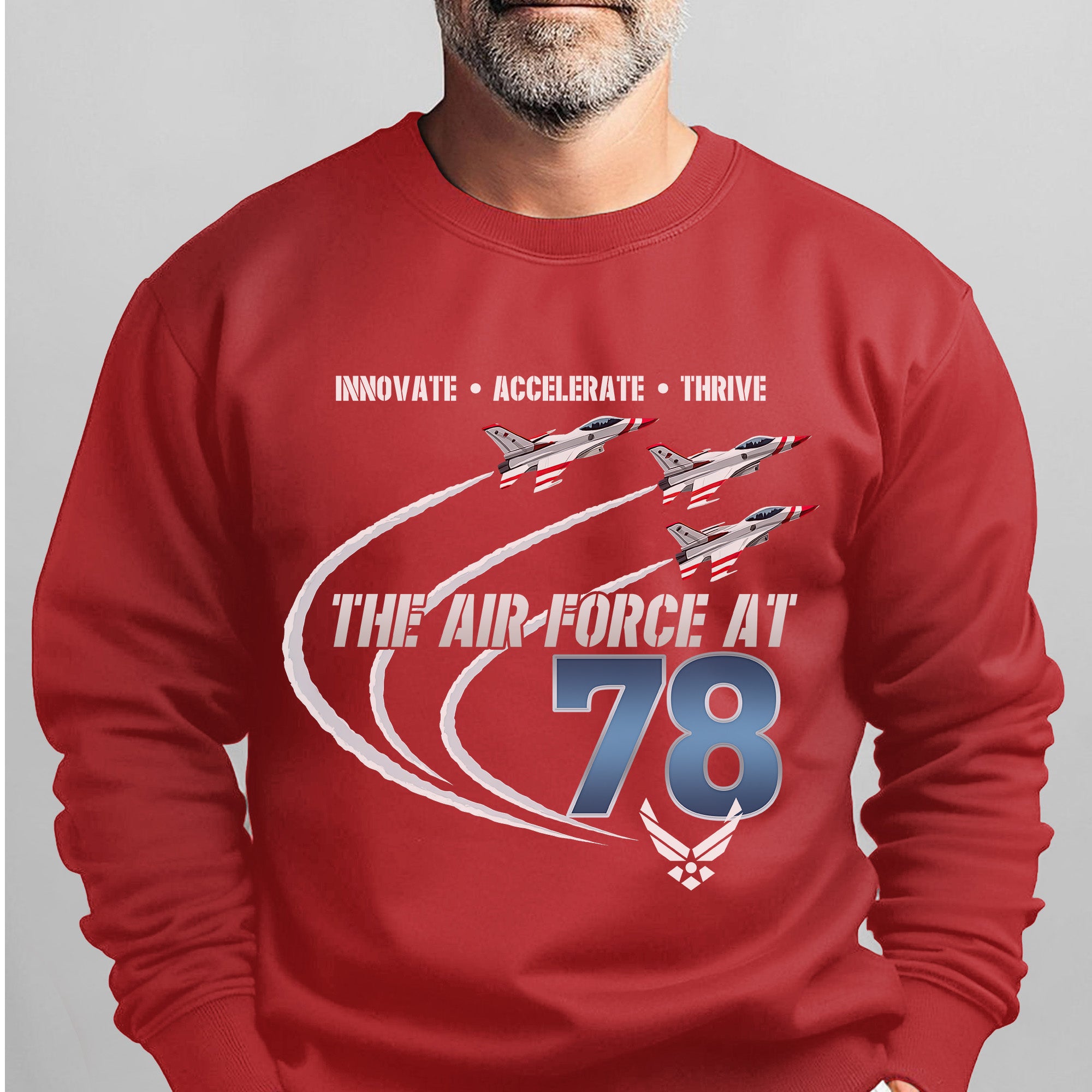 Air Force at 78 Innovate Accelerate Sweatshirt