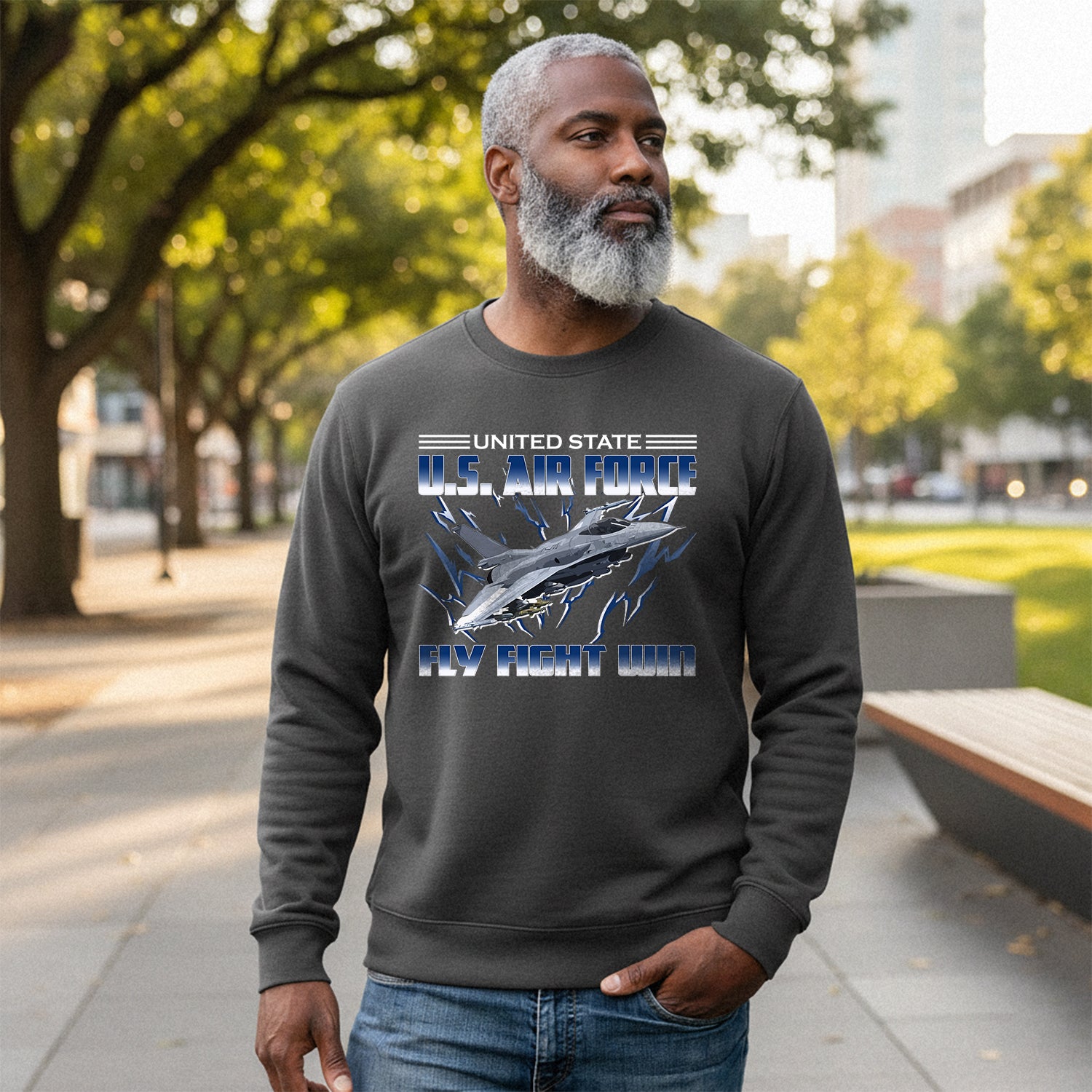 United States Air Force Fly Fight Win Sweatshirt