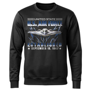 US Air Force Established September 18 Sweatshirt