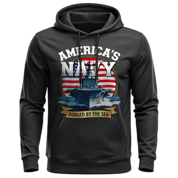 America's Navy Force by the Sea Proud US Hoodie