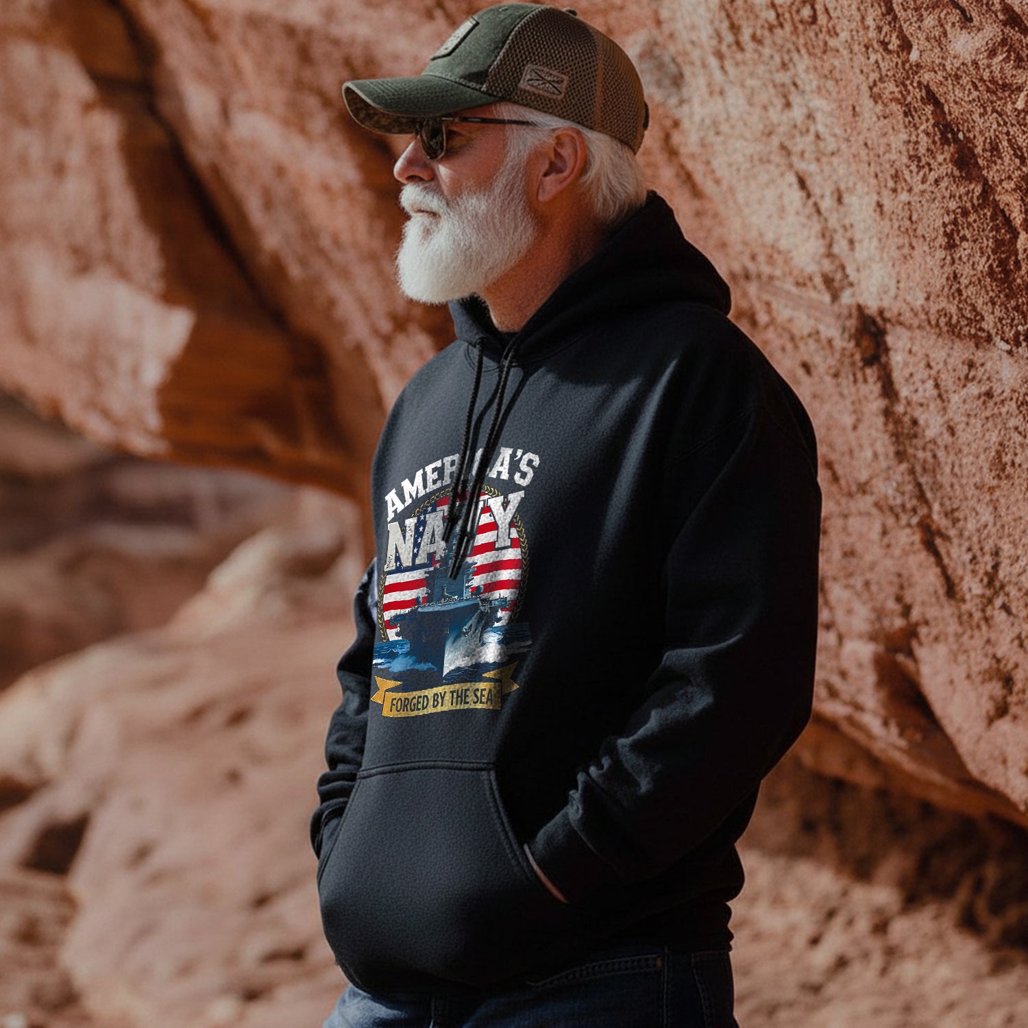 America's Navy Force by the Sea Proud US Hoodie