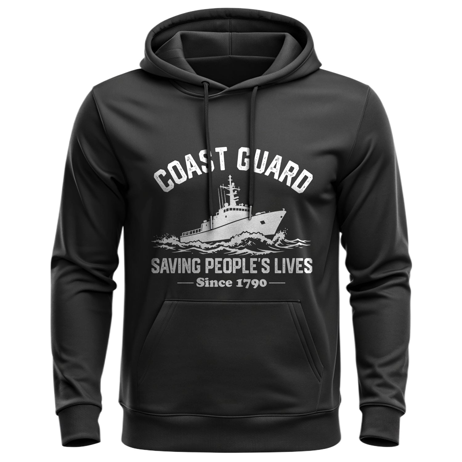 Coast Guard Proudly Serving Since 1790 Hoodie