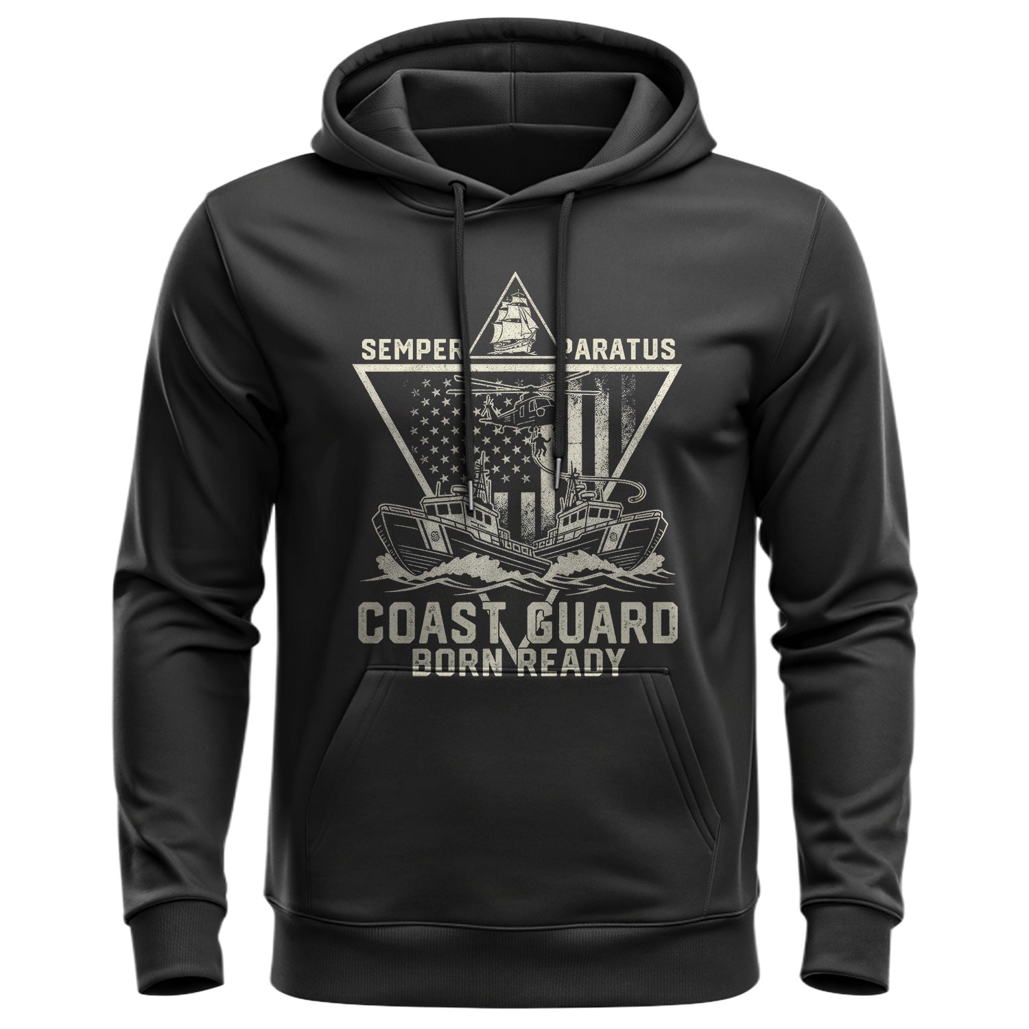 Semper Paratus Proud Coast Guard Veteran Hoodie