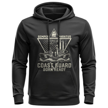 Semper Paratus Proud Coast Guard Veteran Hoodie