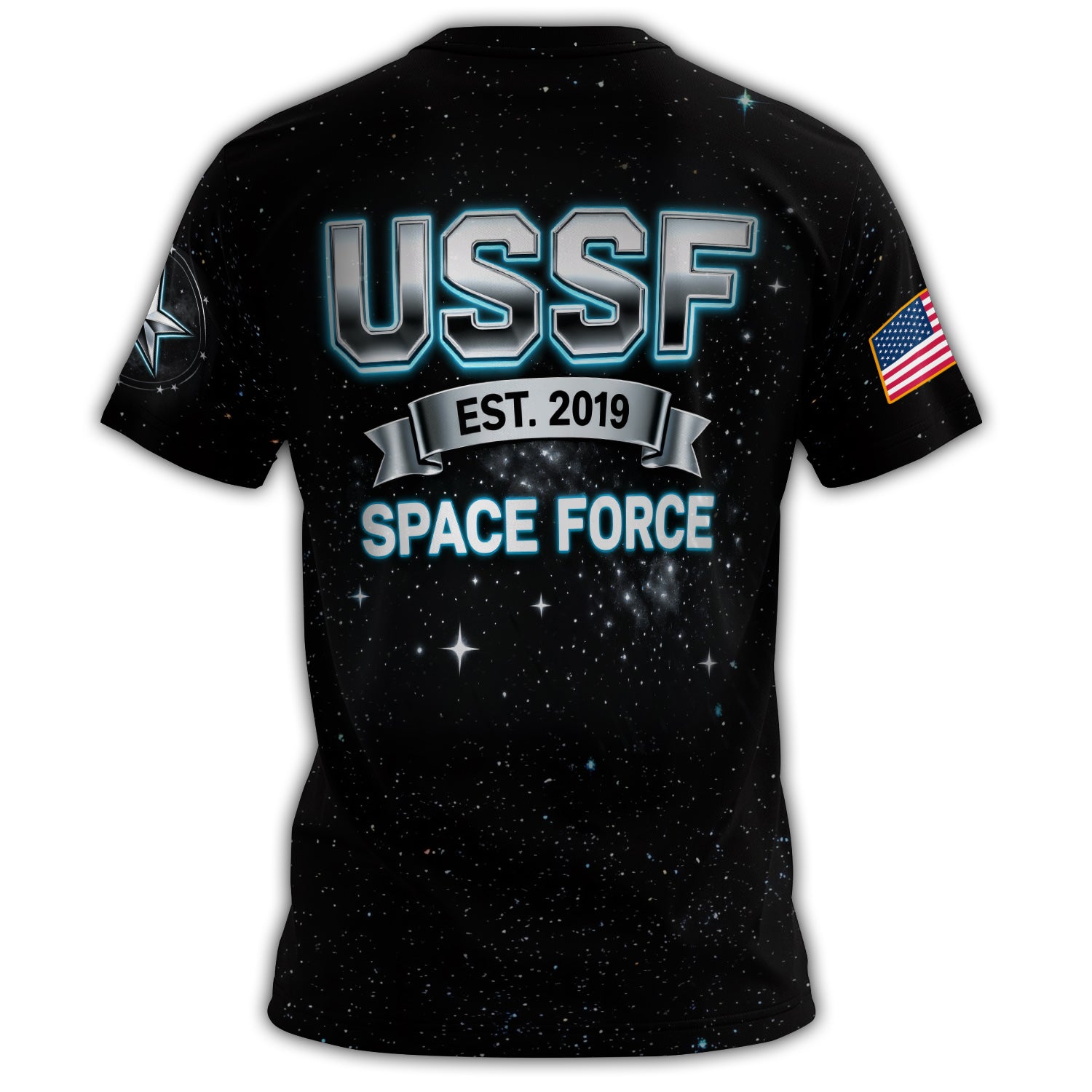 USSF Est 2019 Space Force All-over Print T-Shirt