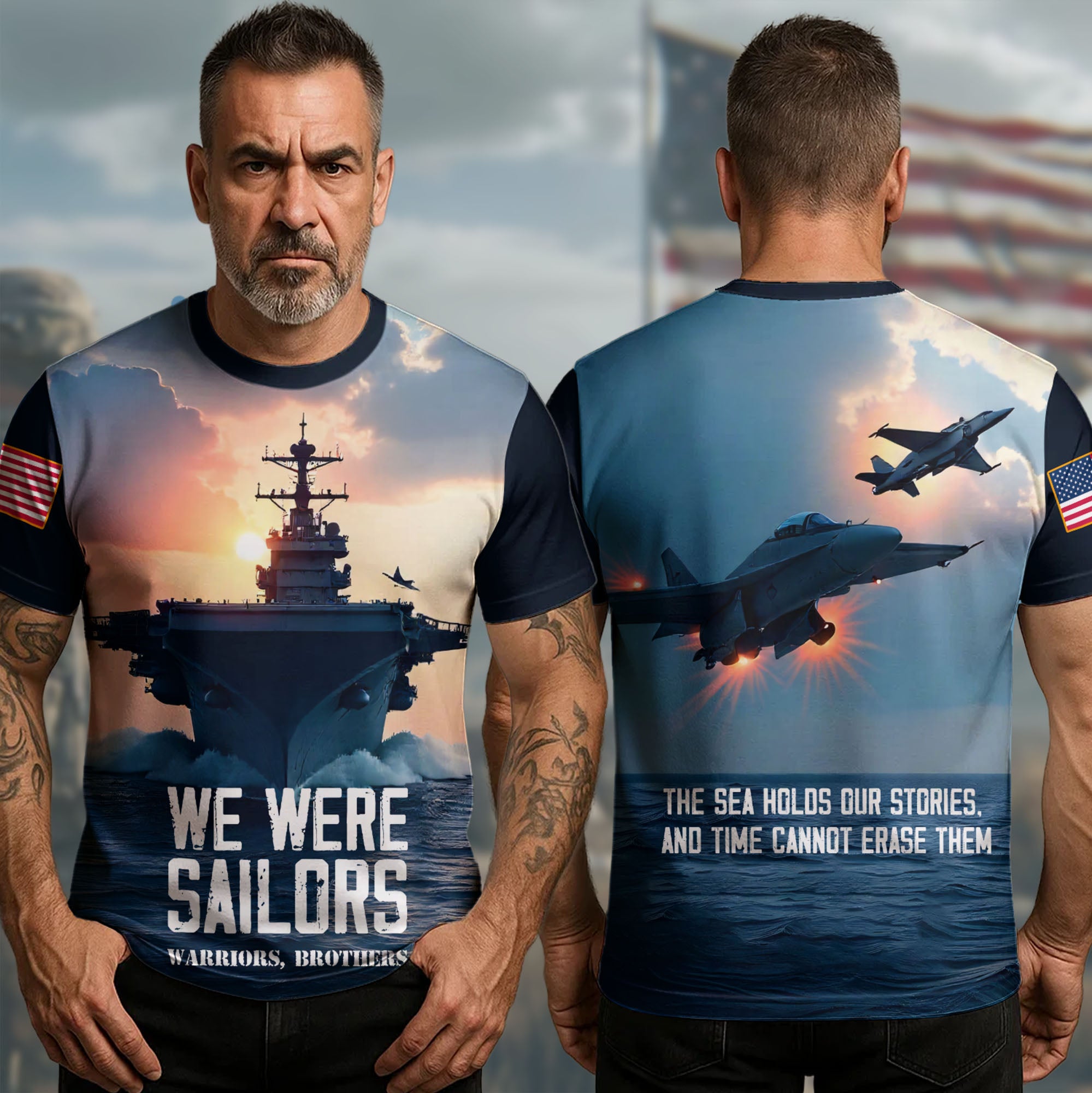 We Were Sailors Warriors All-over Print T-Shirt