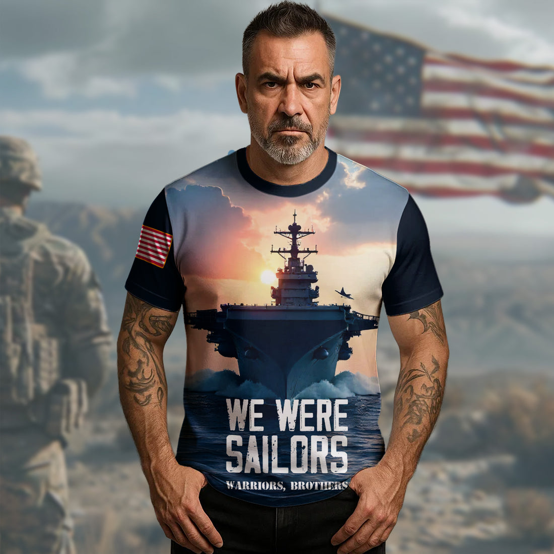 We Were Sailors Warriors All-over Print T-Shirt