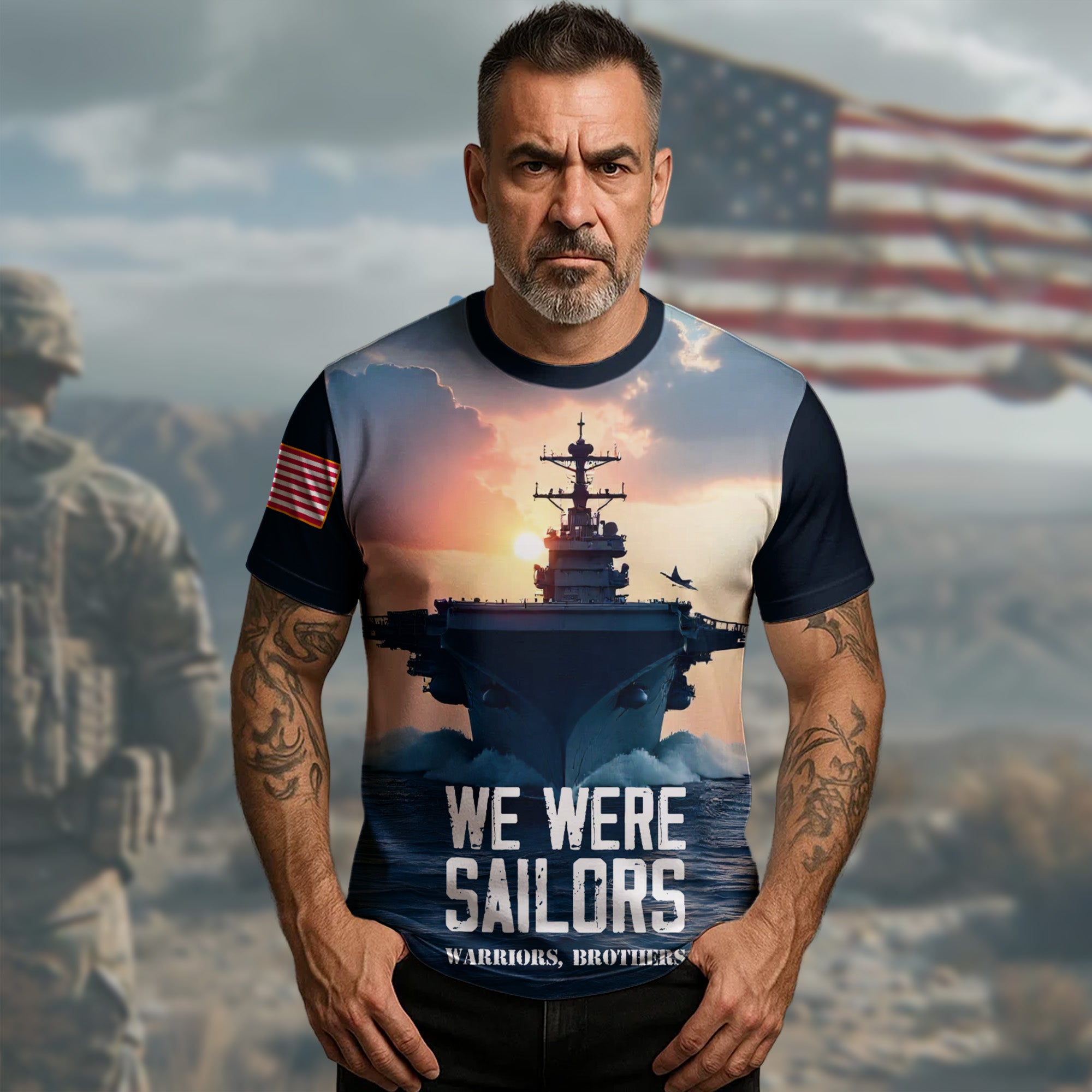 We Were Sailors Warriors All-over Print T-Shirt