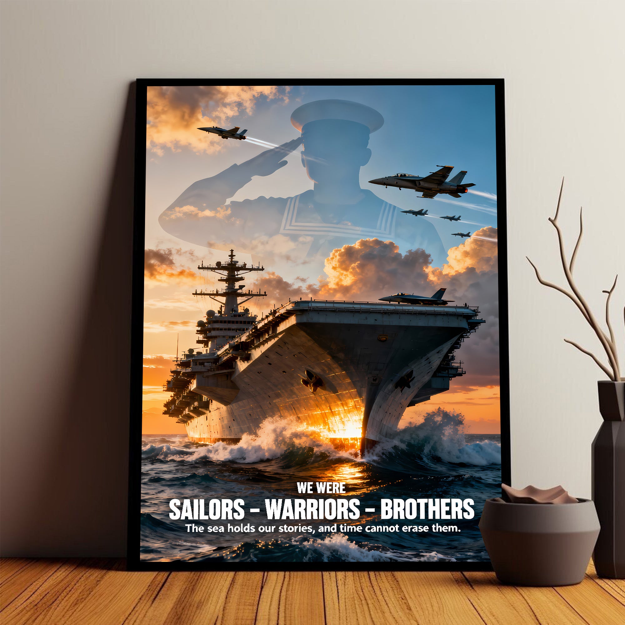 Proud US Navy Veteran Poster Secondary image