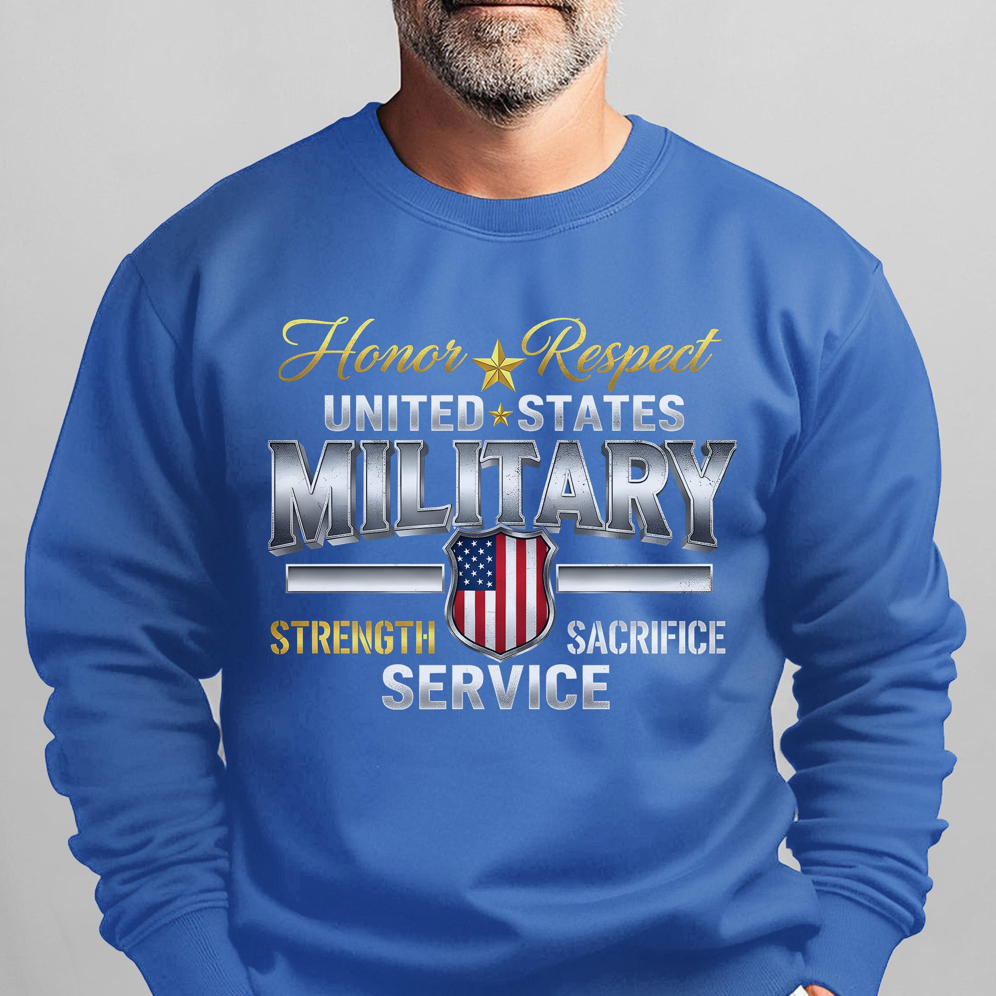 Honor Respect United States Military Sweatshirt