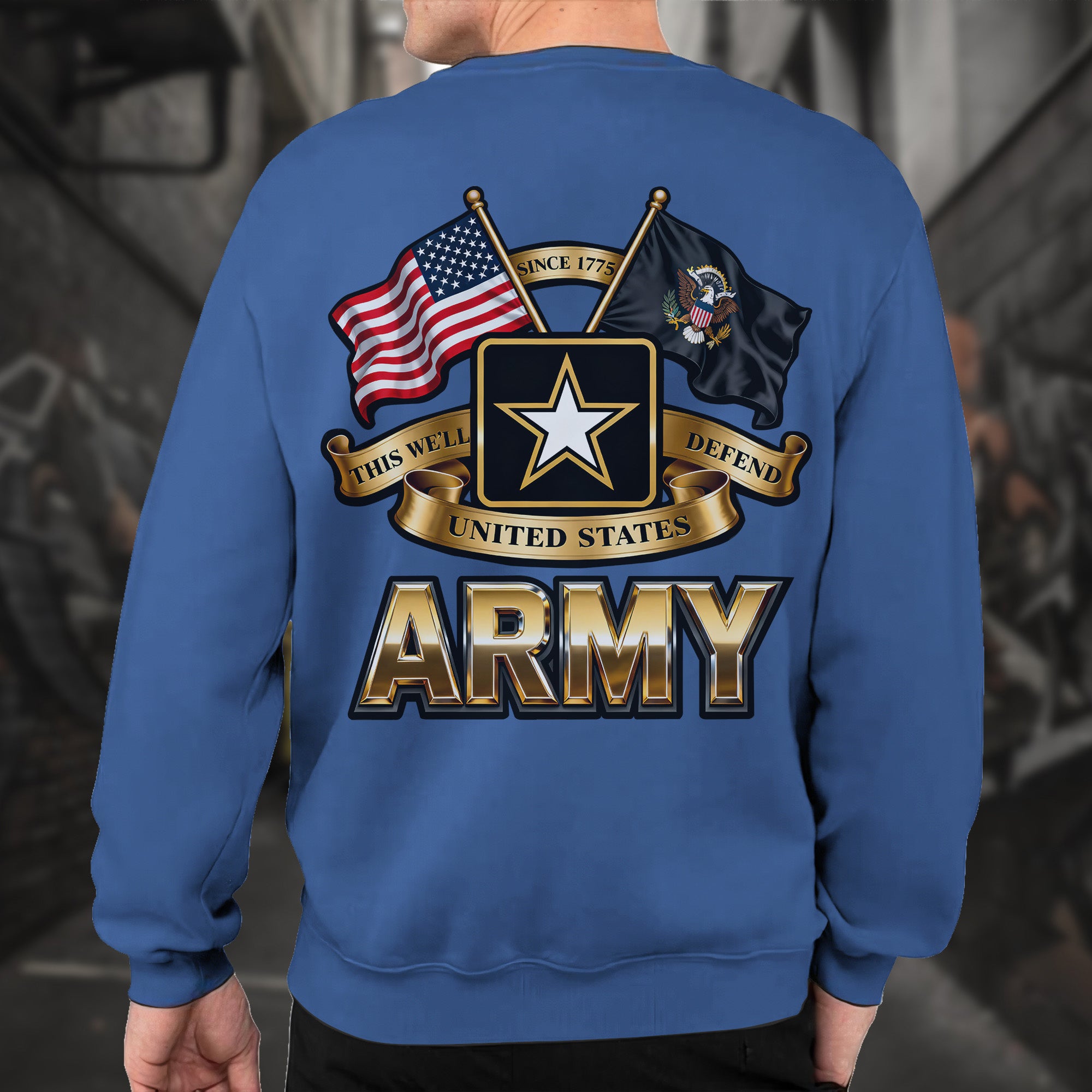 Since 1775 This We’ll Defend United States Army Proud US Military Veteran Honor Courage Sweatshirt