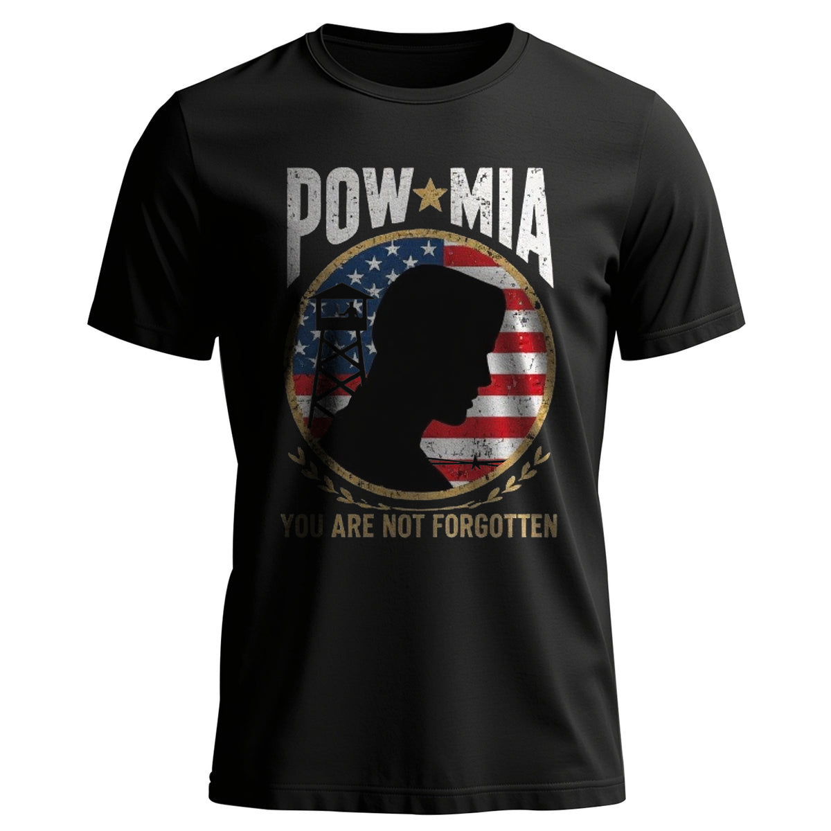 POW MIA You Are Not Forgotten Proud US T-Shirt Main image