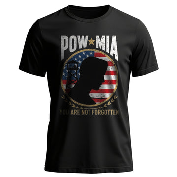 POW MIA You Are Not Forgotten Proud US T-Shirt