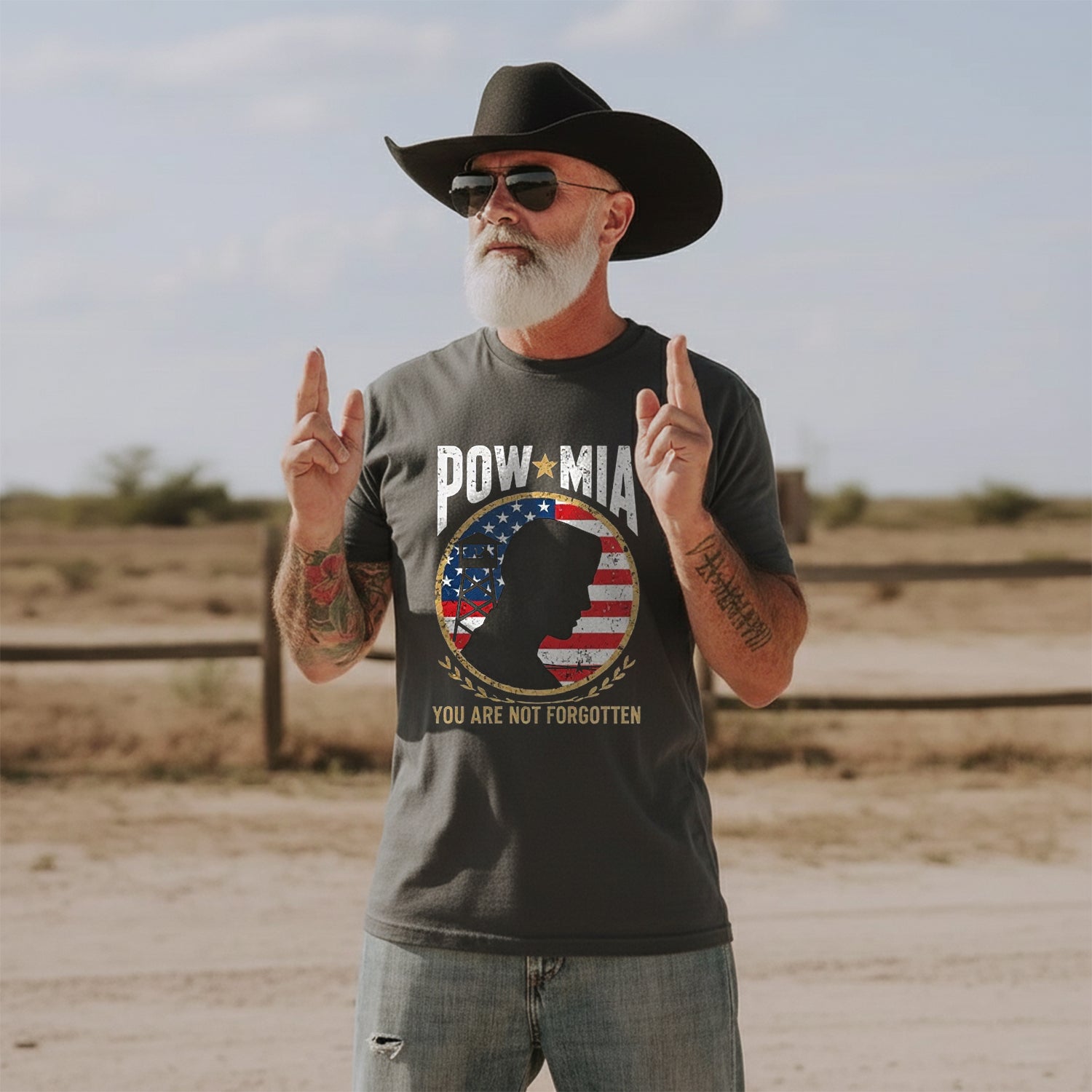POW MIA You Are Not Forgotten Proud US T-Shirt