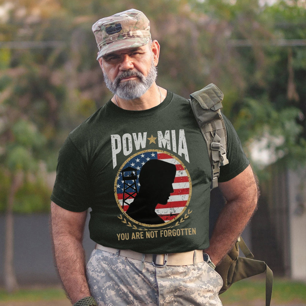 POW MIA You Are Not Forgotten Proud US T-Shirt