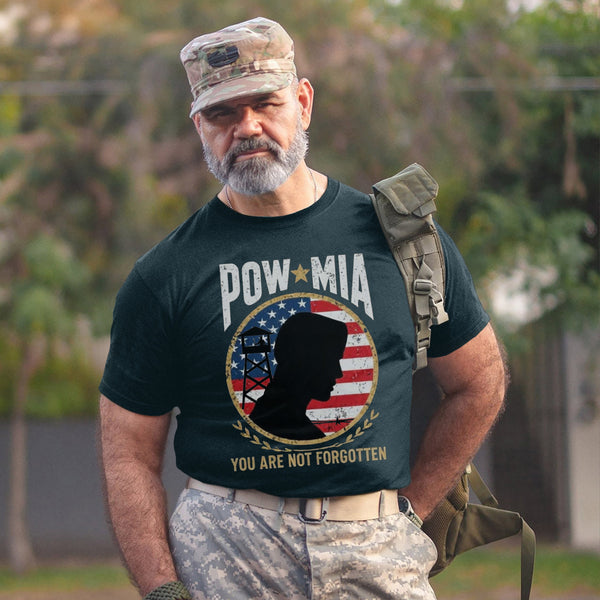 POW MIA You Are Not Forgotten Proud US T-Shirt