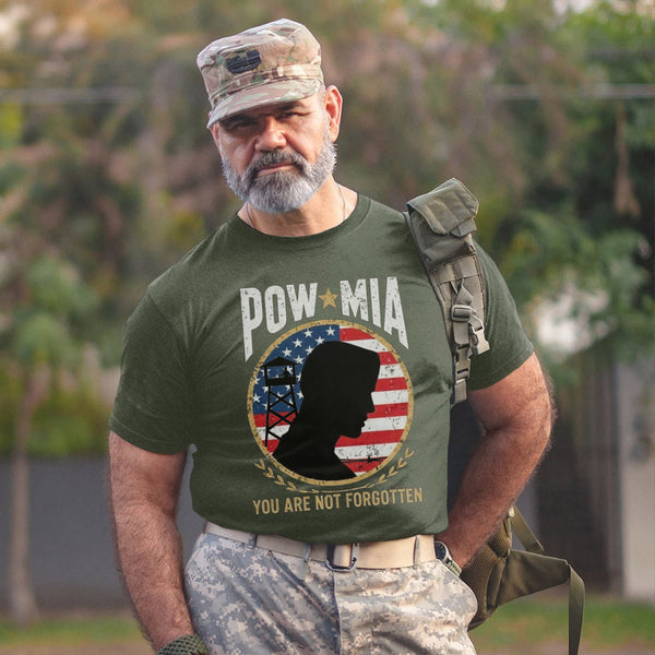 POW MIA You Are Not Forgotten Proud US T-Shirt