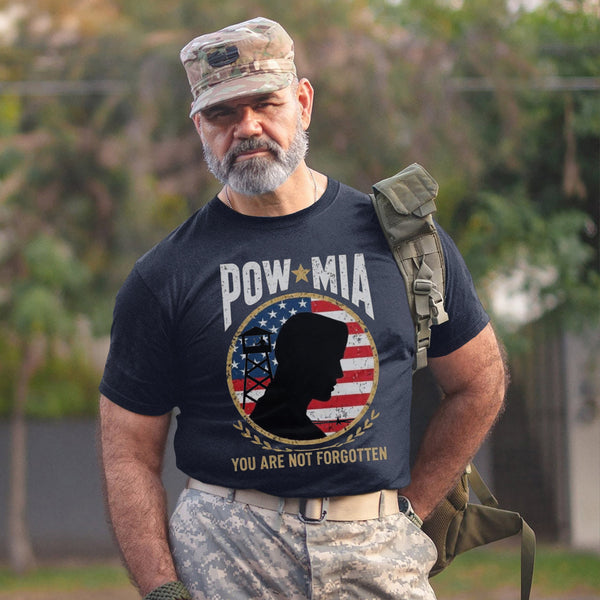 POW MIA You Are Not Forgotten Proud US T-Shirt