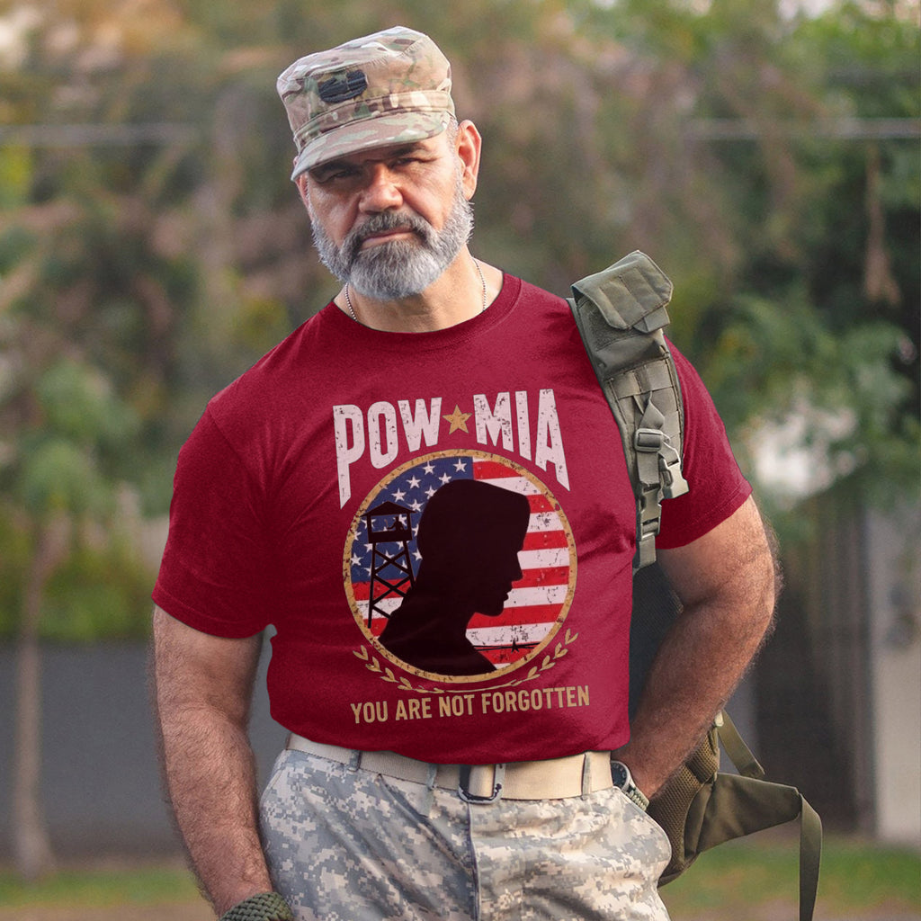 POW MIA You Are Not Forgotten Proud US T-Shirt